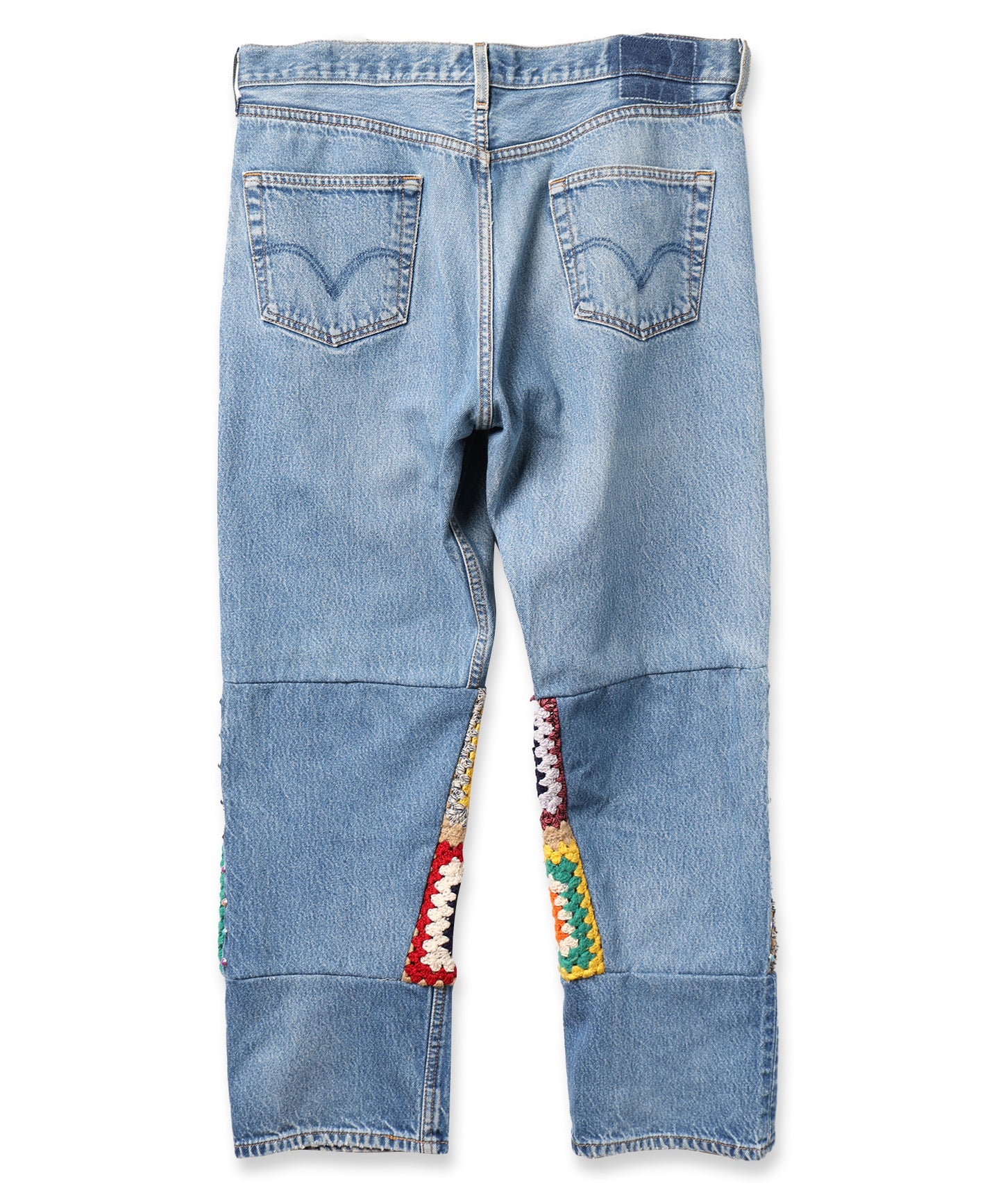 Denim Crochet Pants