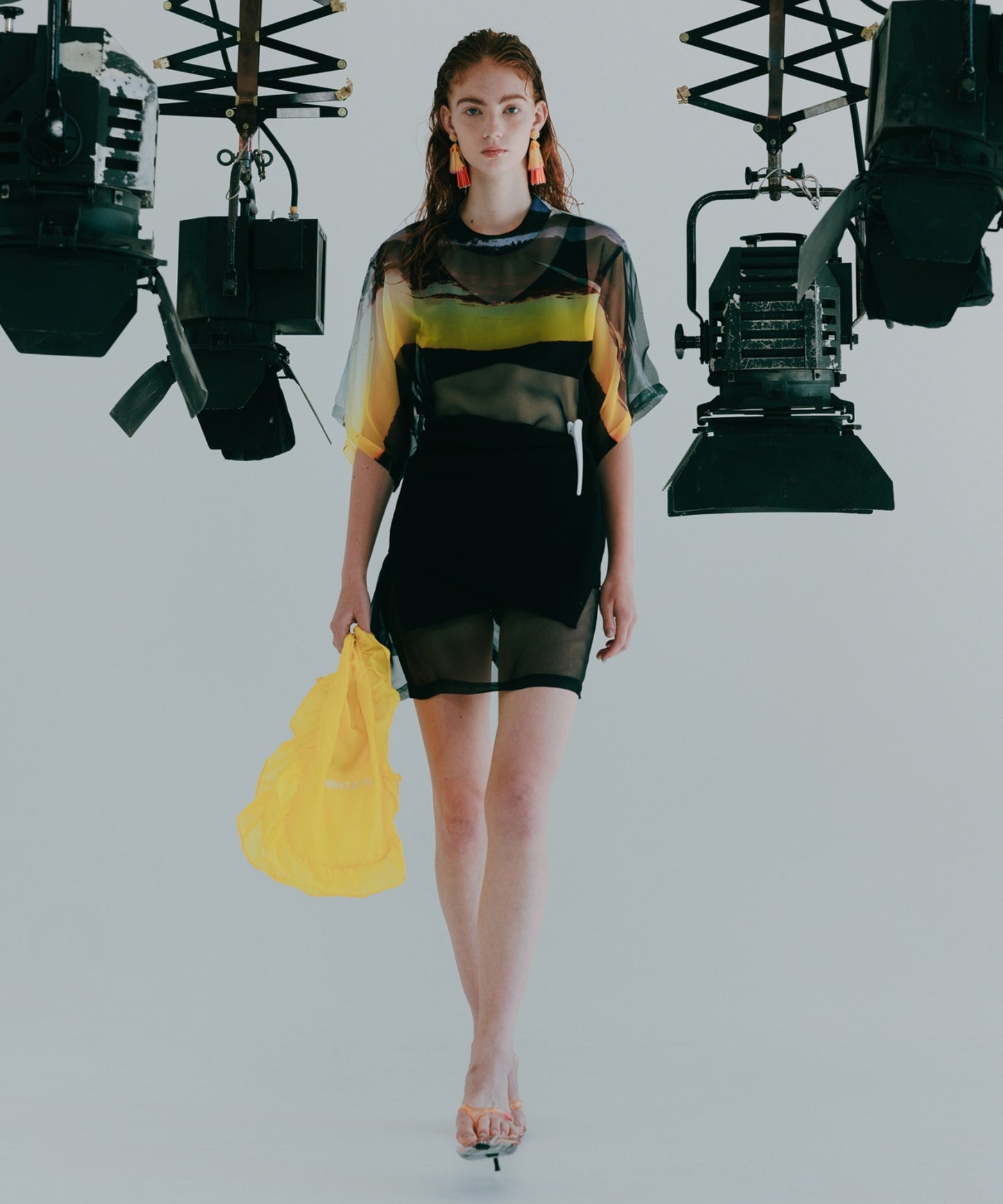 DIRECT PRINT SHEER T-SHIRT