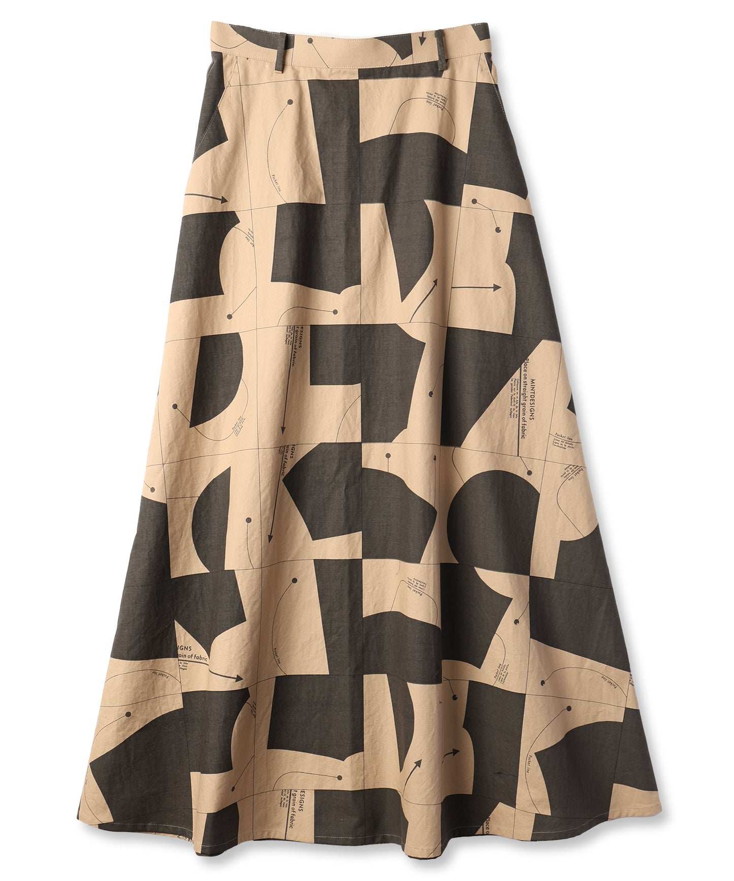 PATTERN SHUFFLE SKIRT / パターンシャッフルスカート