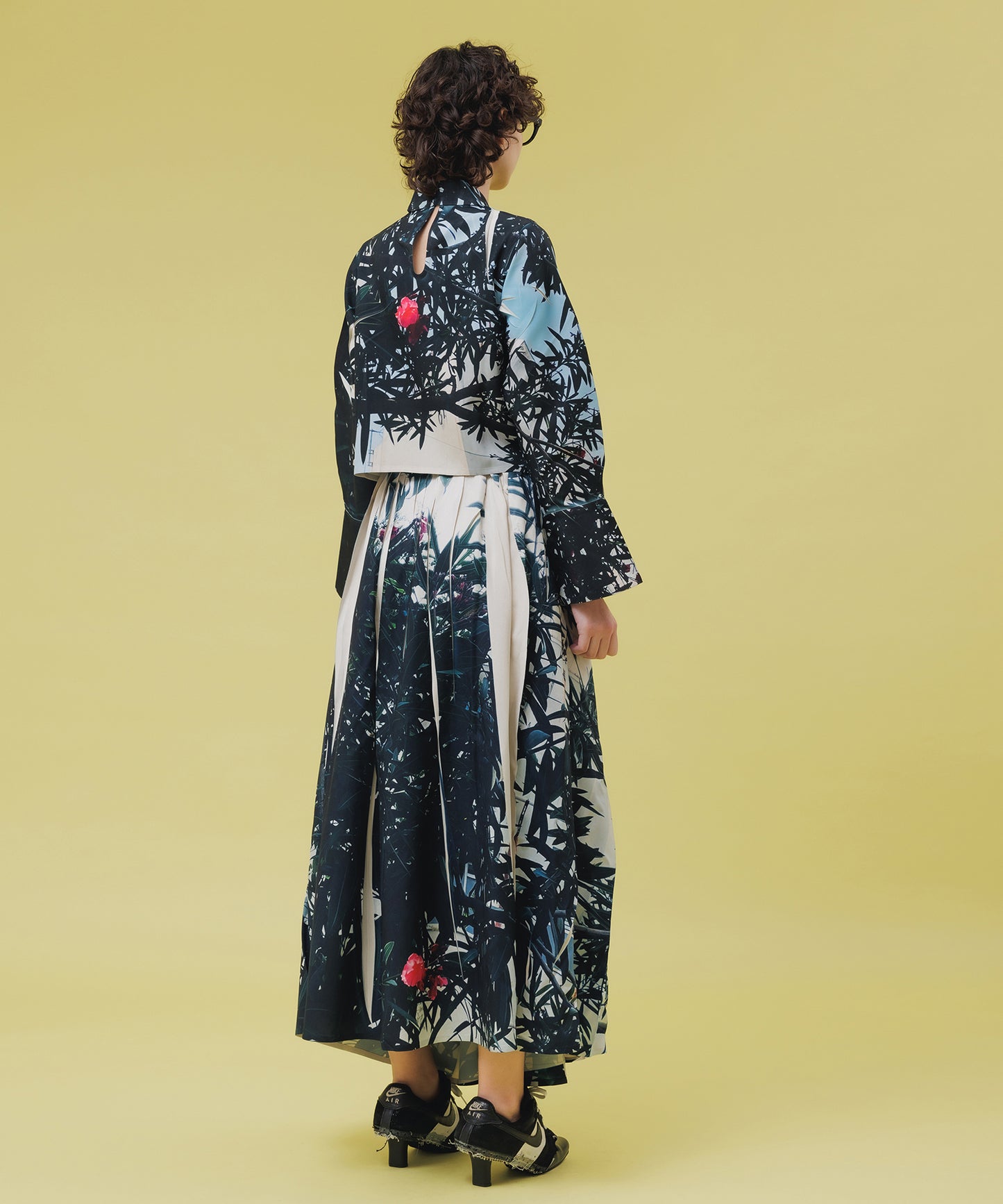 DIRECT PRINT WRAP SKIRT