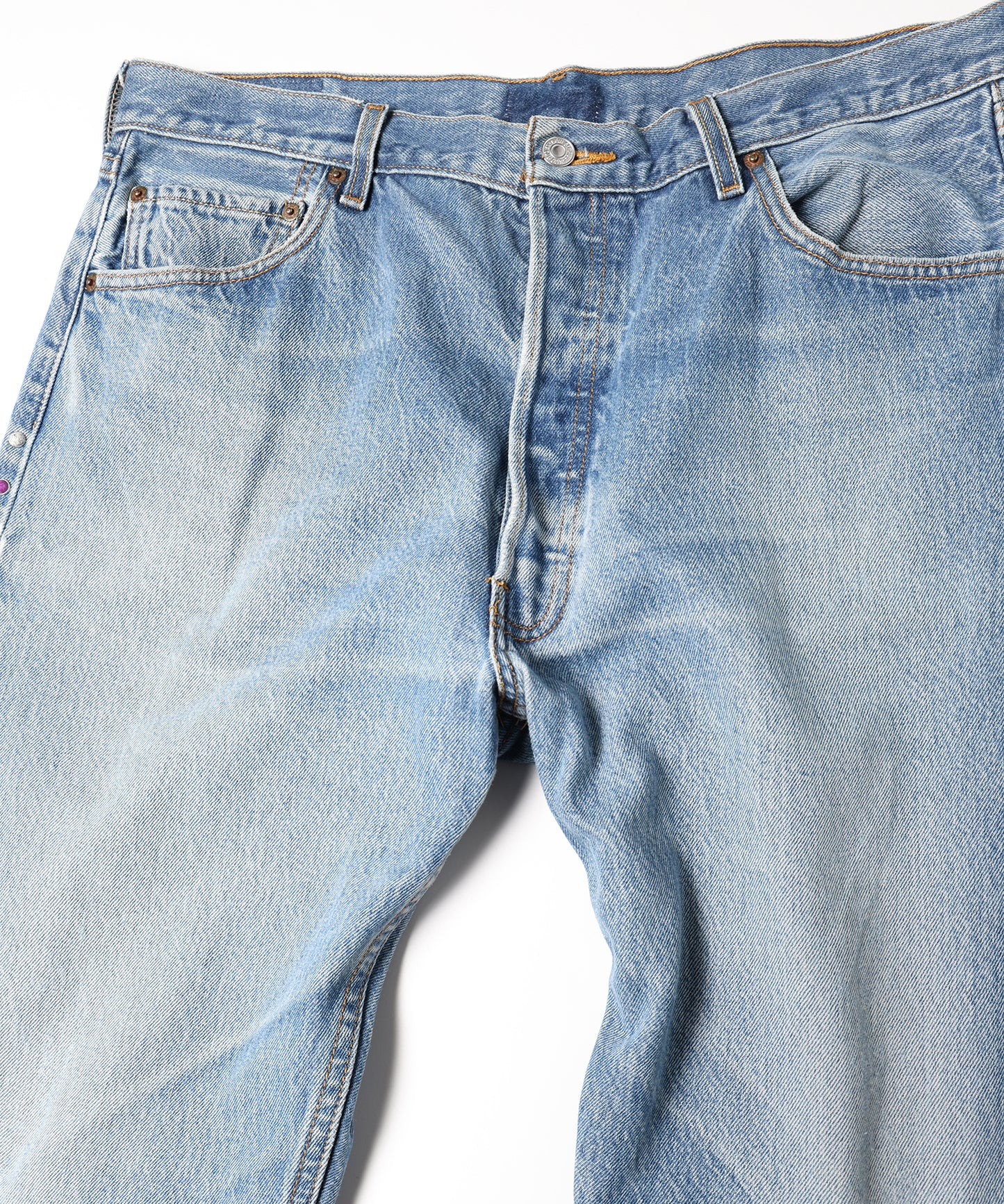 Denim Crochet Pants