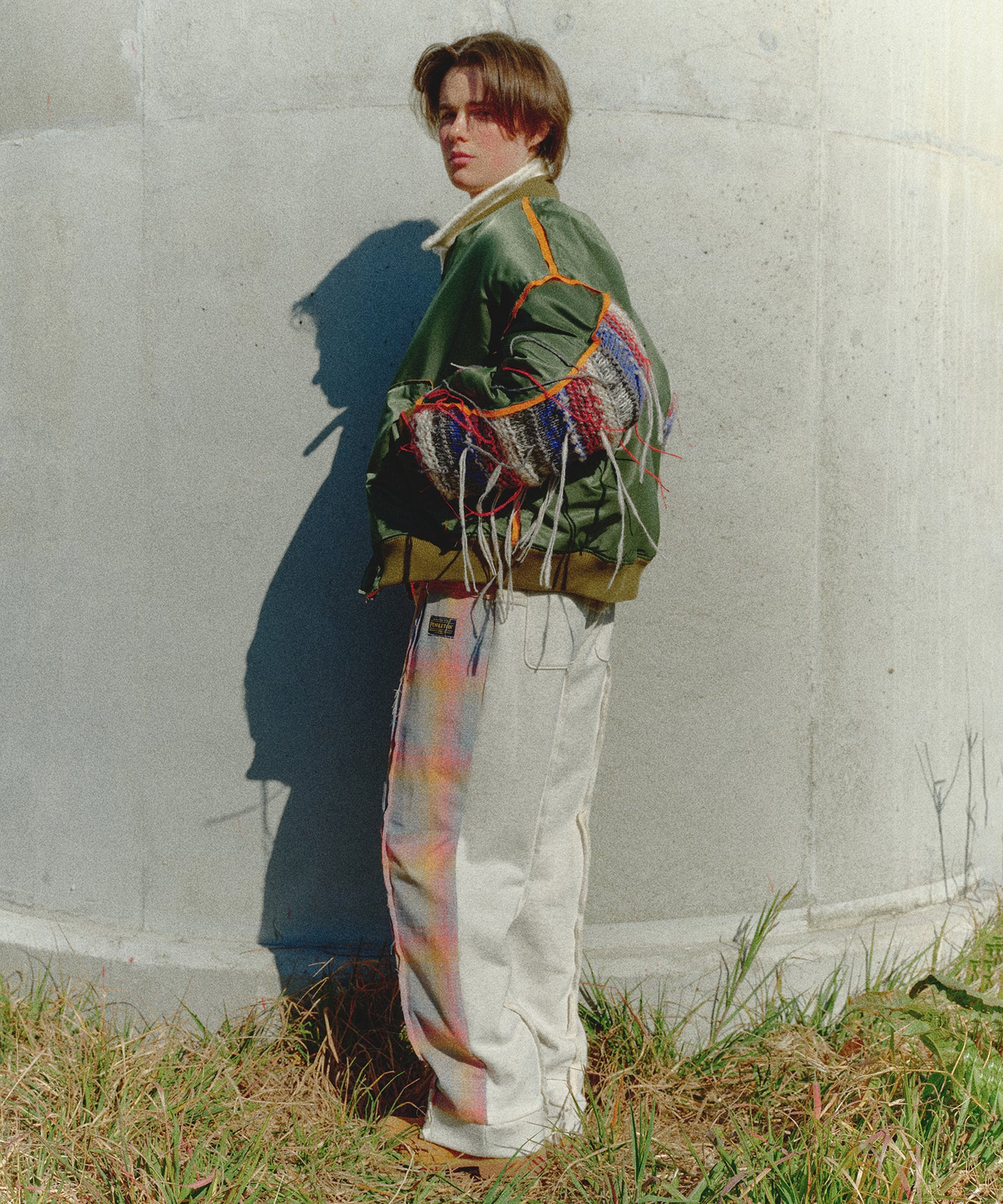PENDLETON MIX WIDE SWEAT PANTS 】
