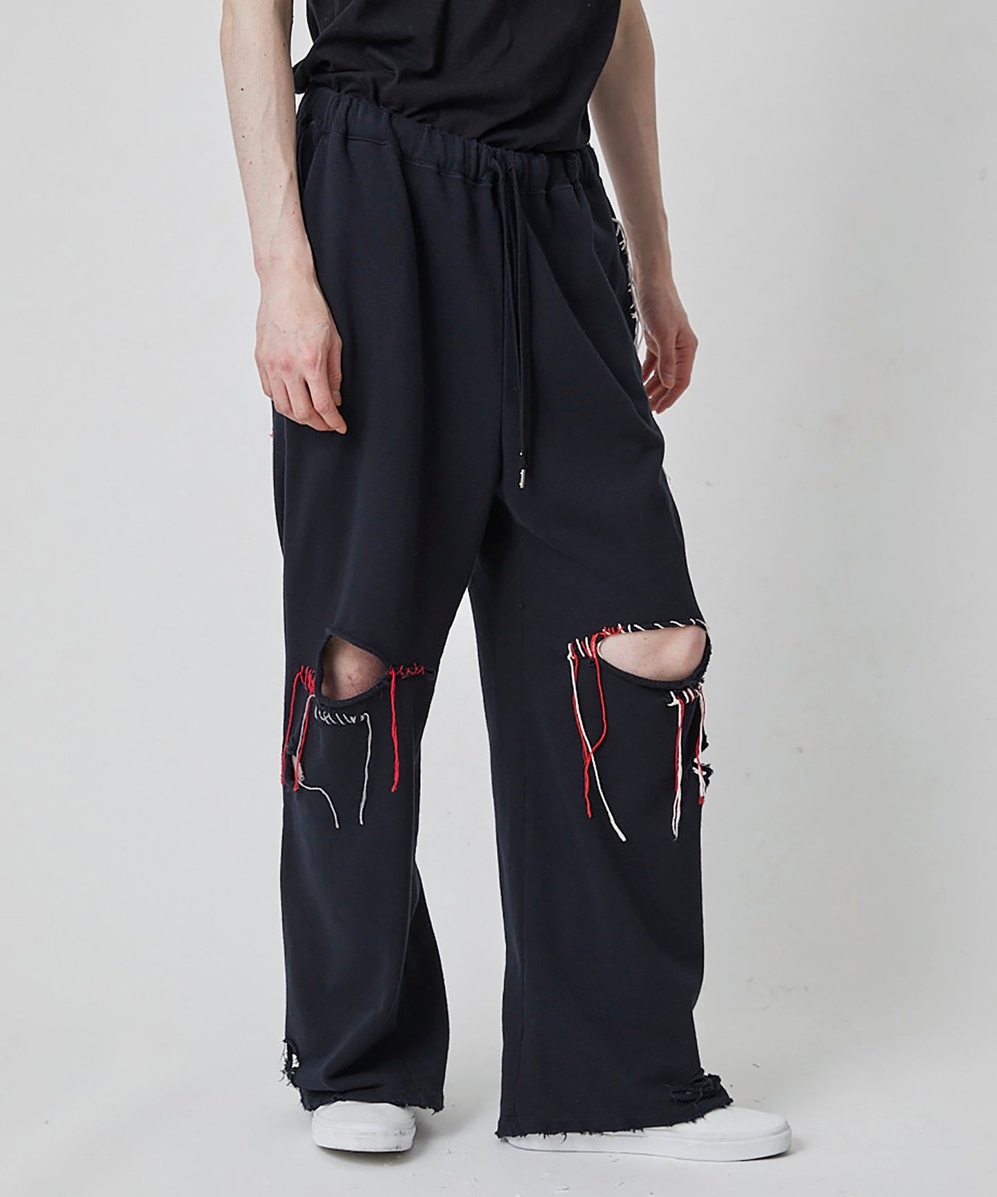 LOOPING DAMAGE SWEAT PANTS
