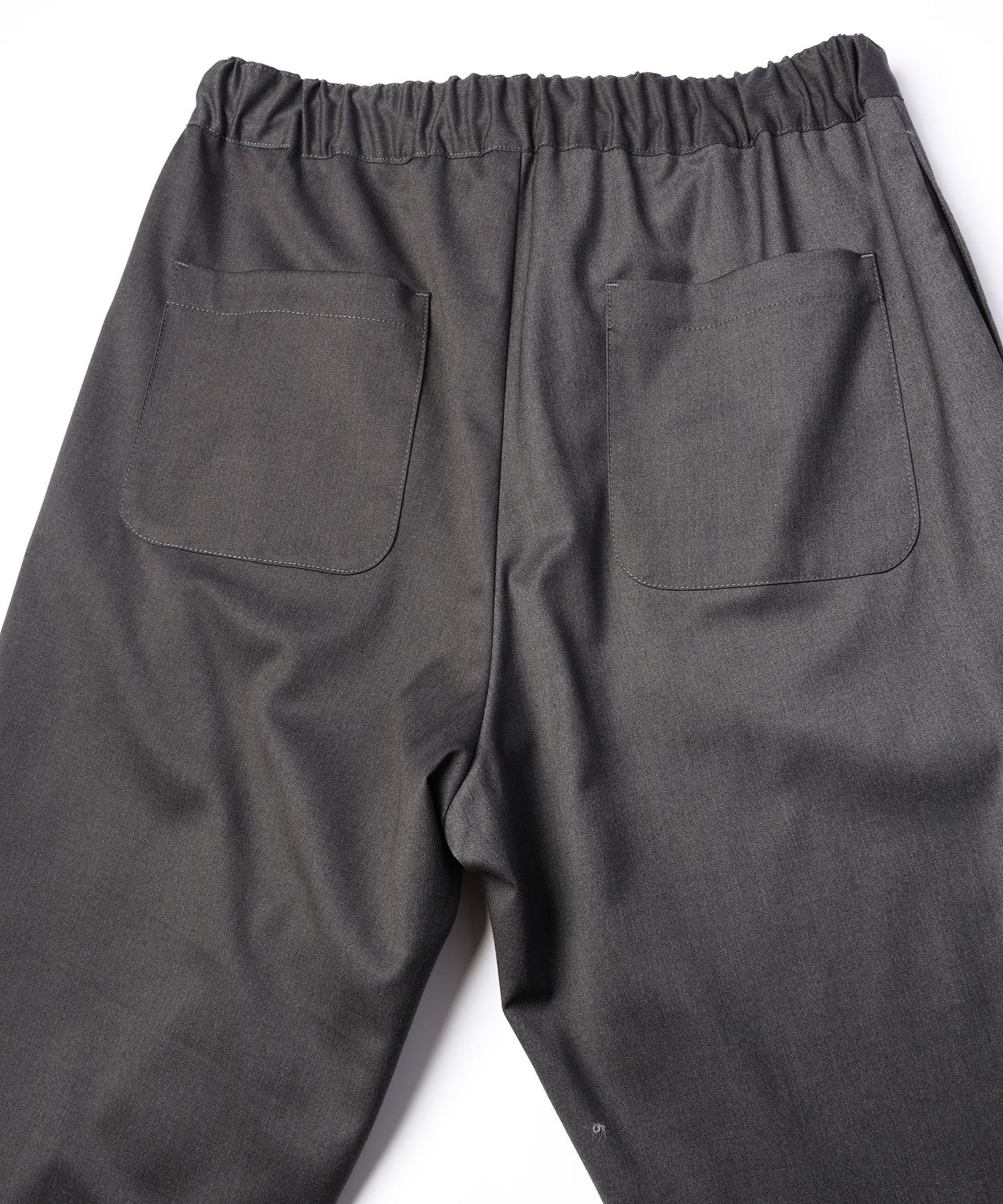 ANLIO × YEAH RIGHT!! Patchwork Wide Easy Pants(Charcoal)