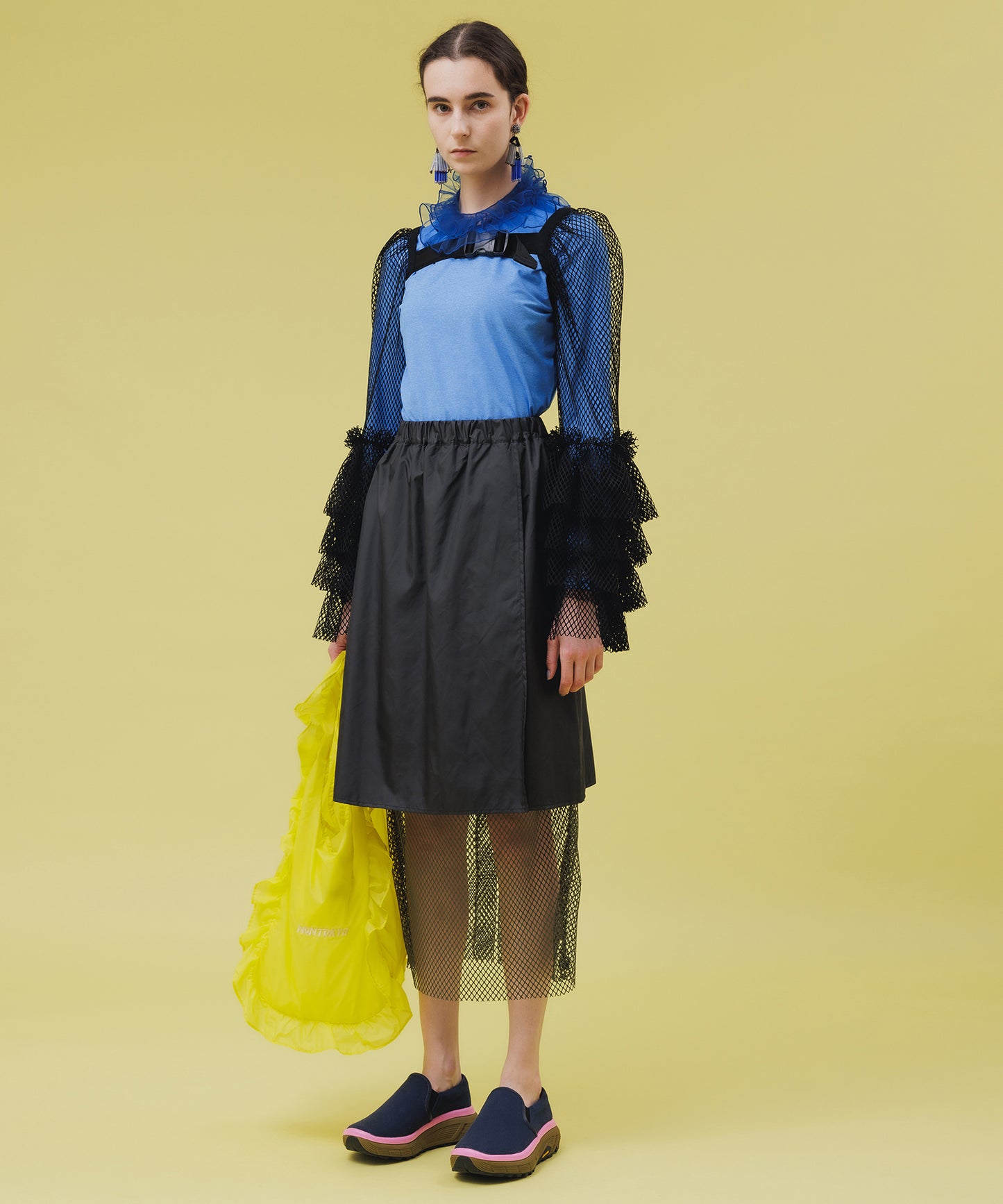 NET LAYERED SKIRT