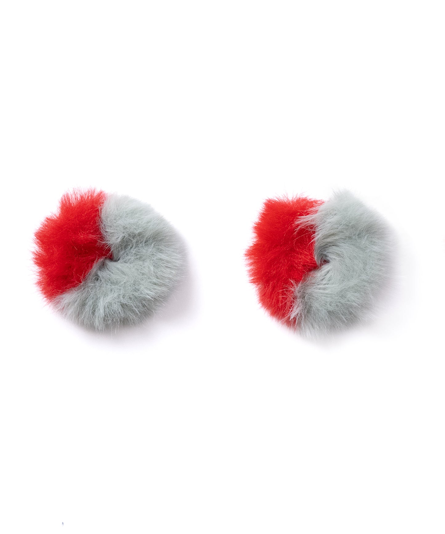 BICOLOR FUR EAR CUFF