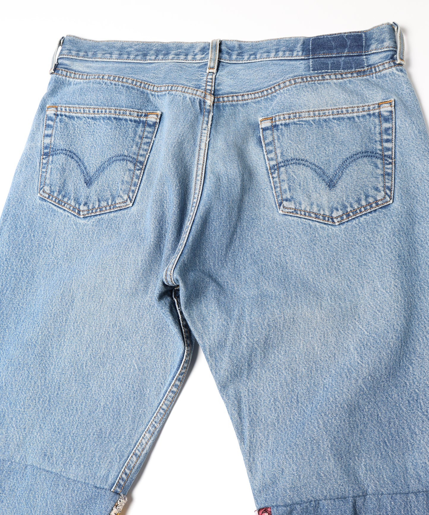 Denim Crochet Pants