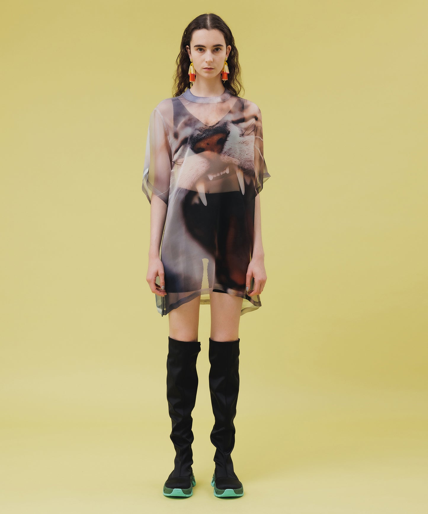 DIRECT PRINT SHEER T-SHIRT