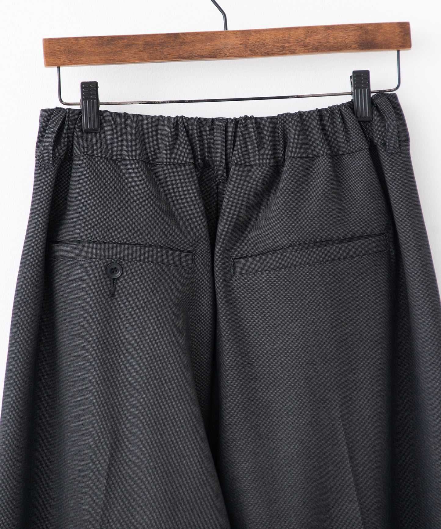 gabardine two-tuck slacks