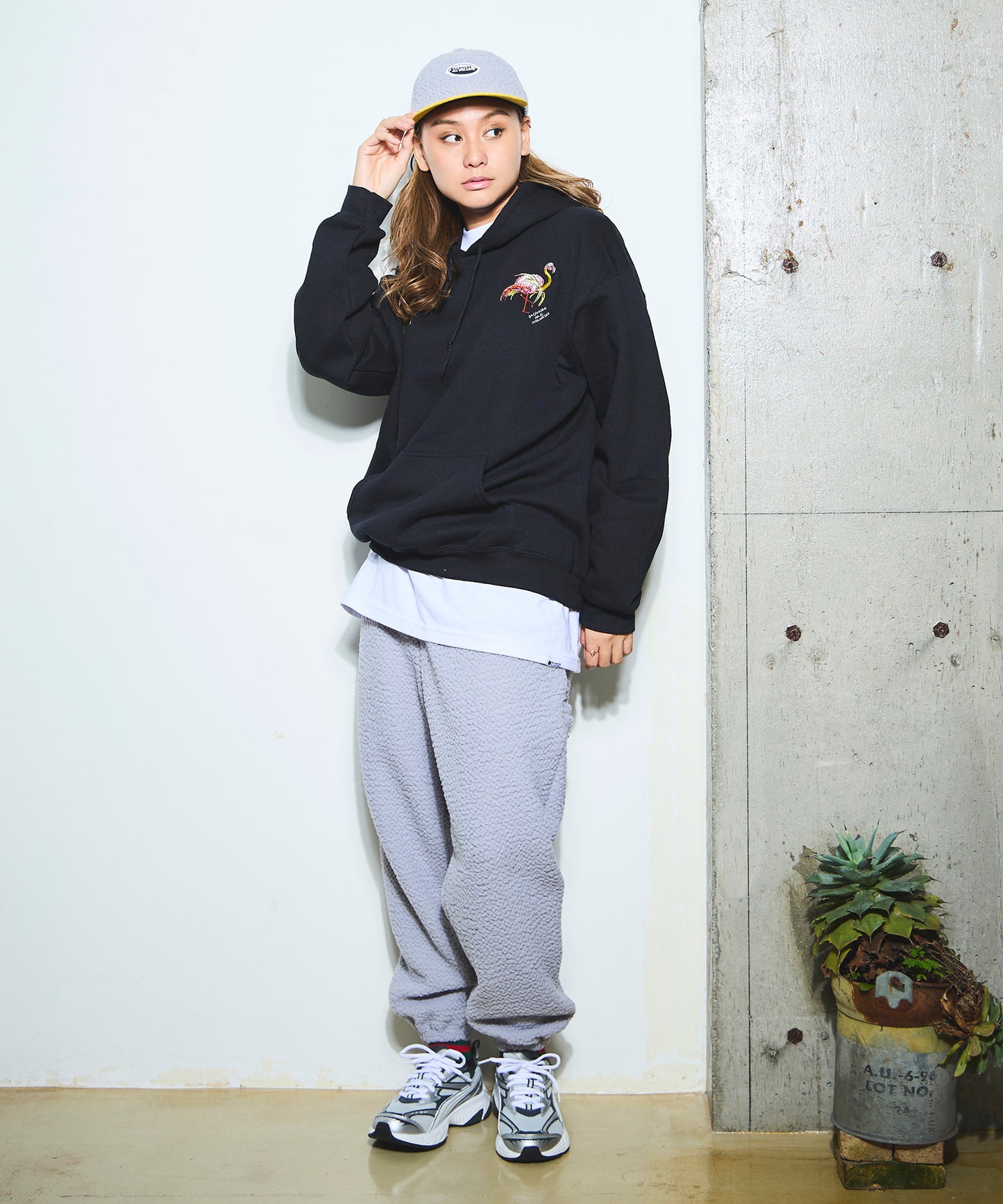 BC BOA FLEECE RUBBER PATCH CAP