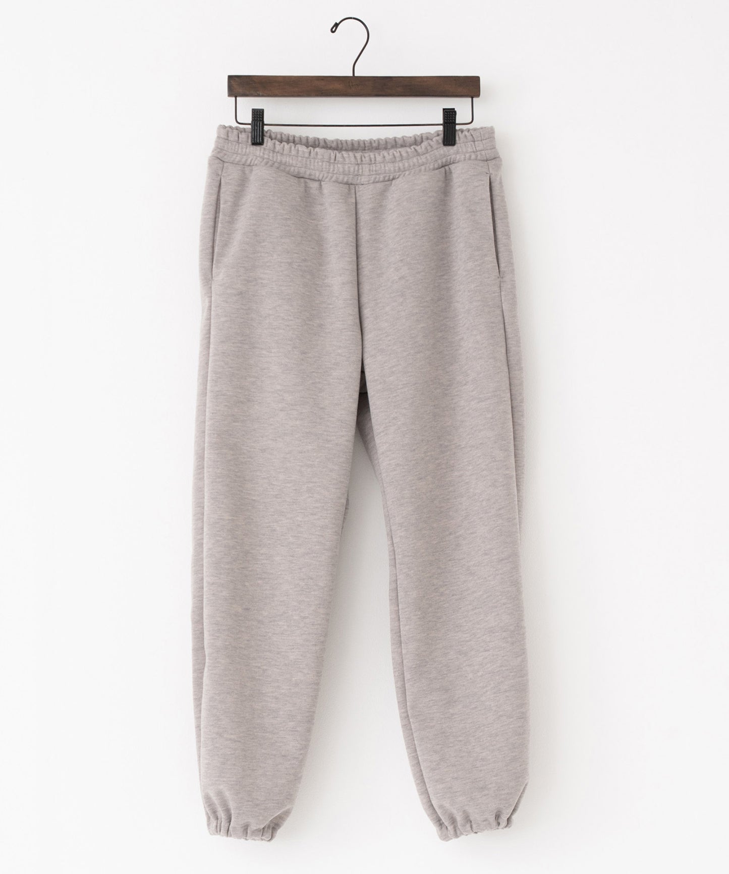 knit melton jogger pants
