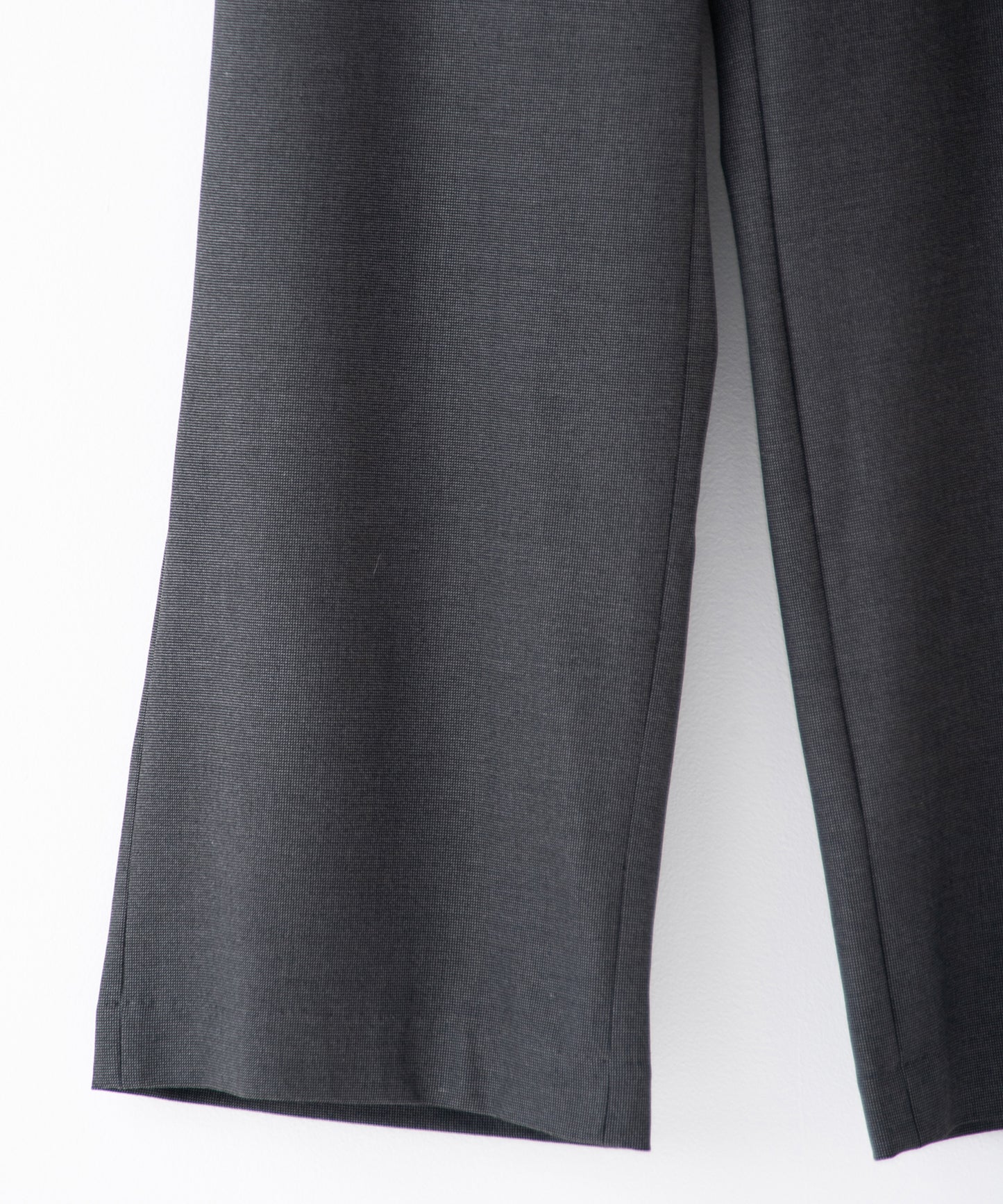 gabardine wide full-length slacks