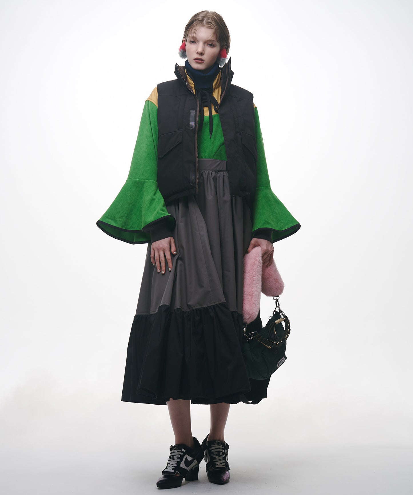 REVERSIBLE DOWN VEST(xUNIVERSAL OVERALL)
