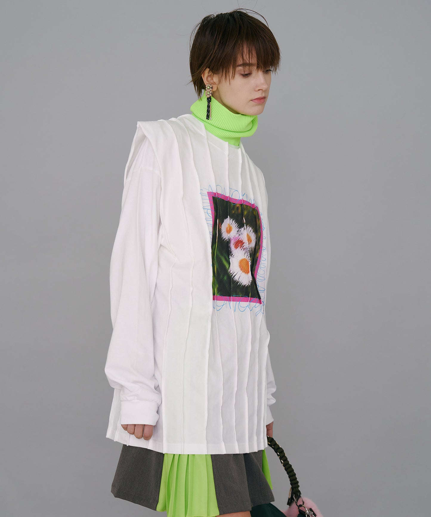 HI-NECK L/S T-SHIRT