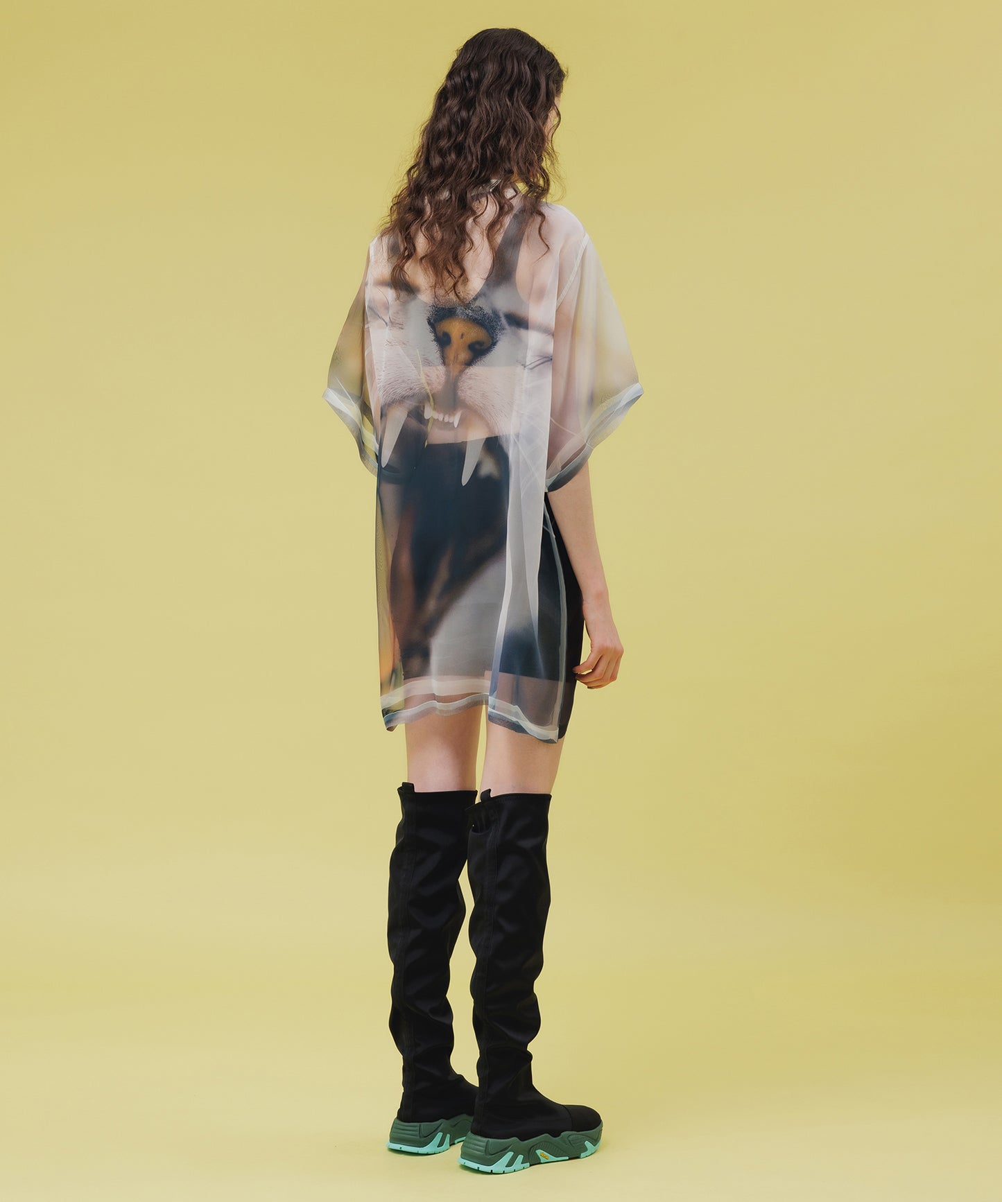 DIRECT PRINT SHEER T-SHIRT