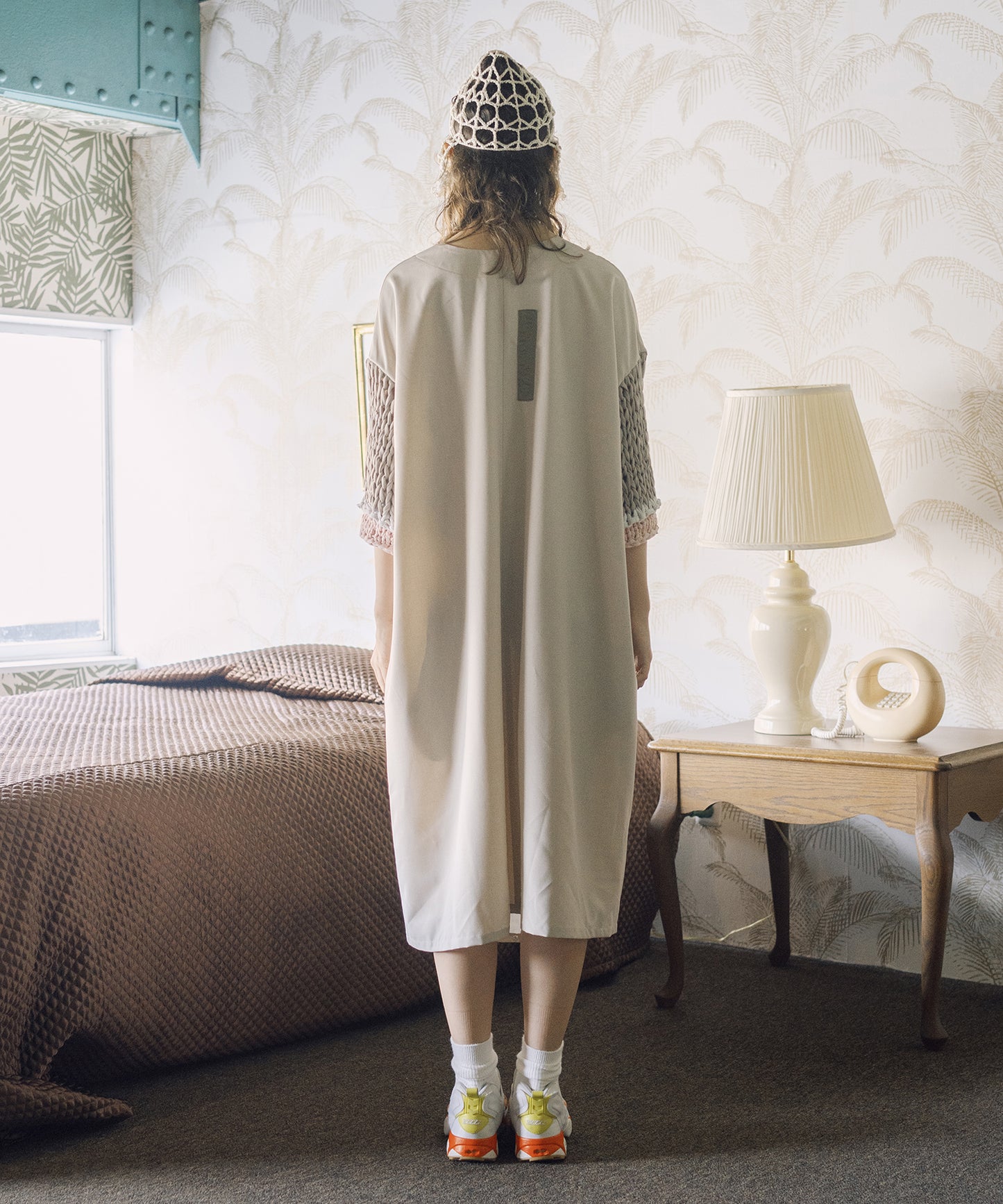 Loose Sleeve Military One-piece