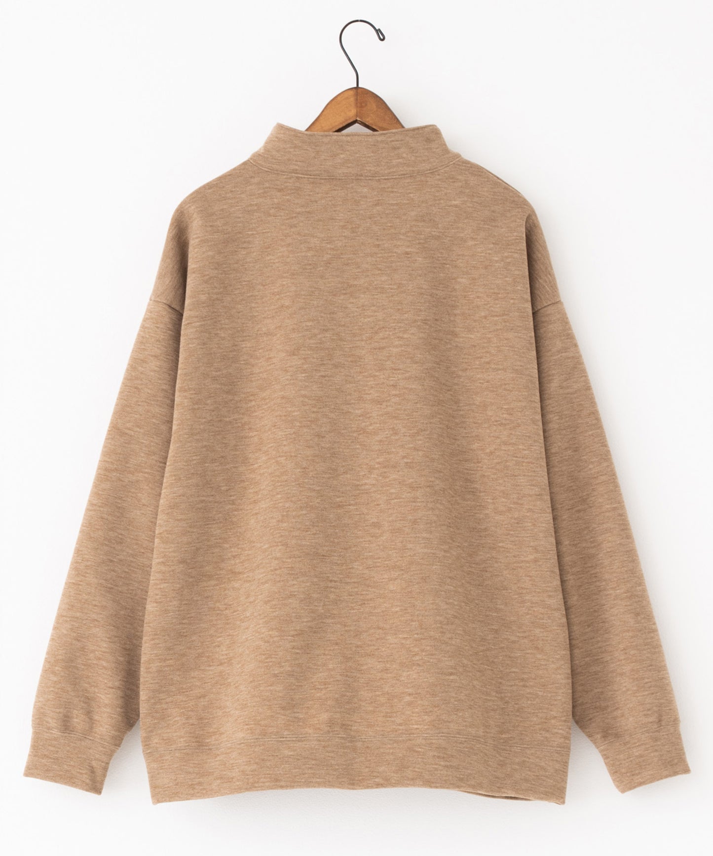 knit melton skipper sweater