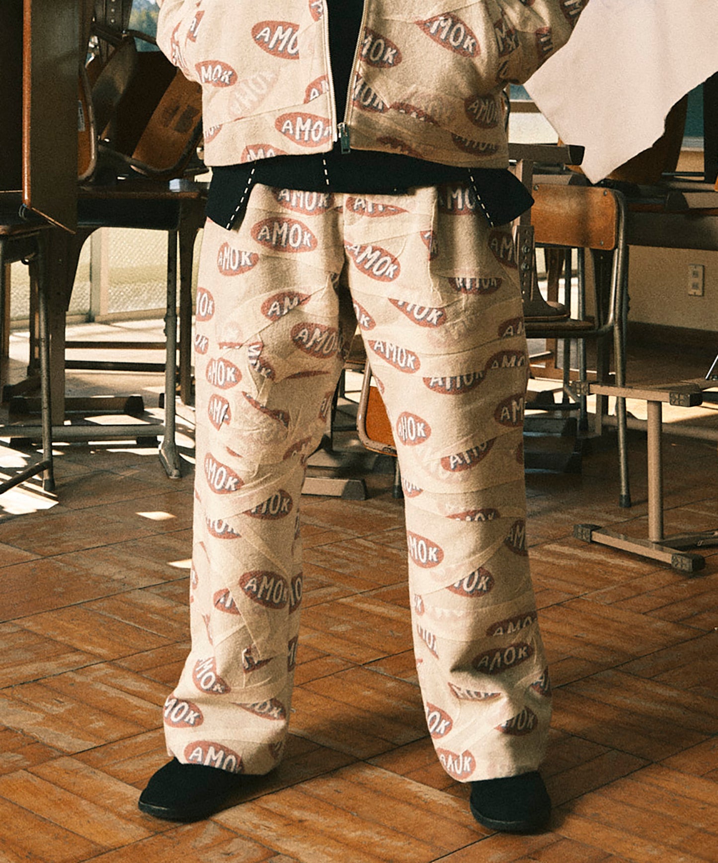 NEEDLE PUNCH PANTS