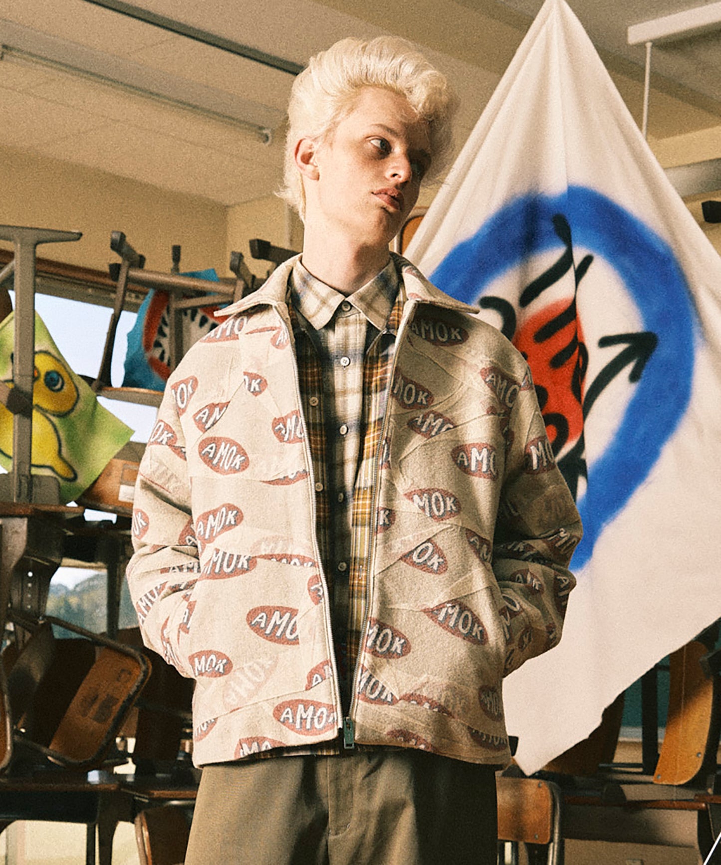 NEEDLE PUNCH BLOUSON