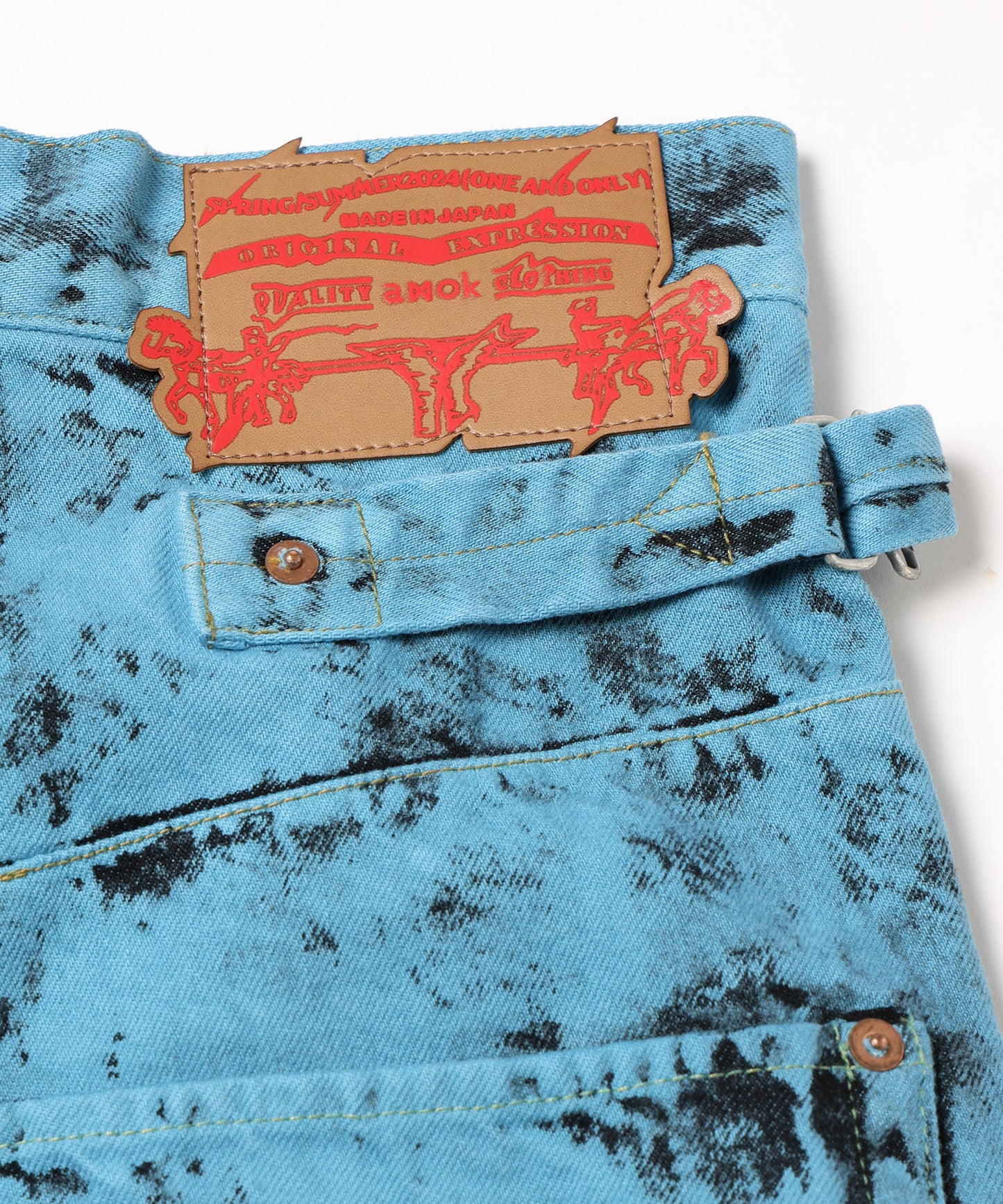 HAND CRAFTED DENIM PANTS