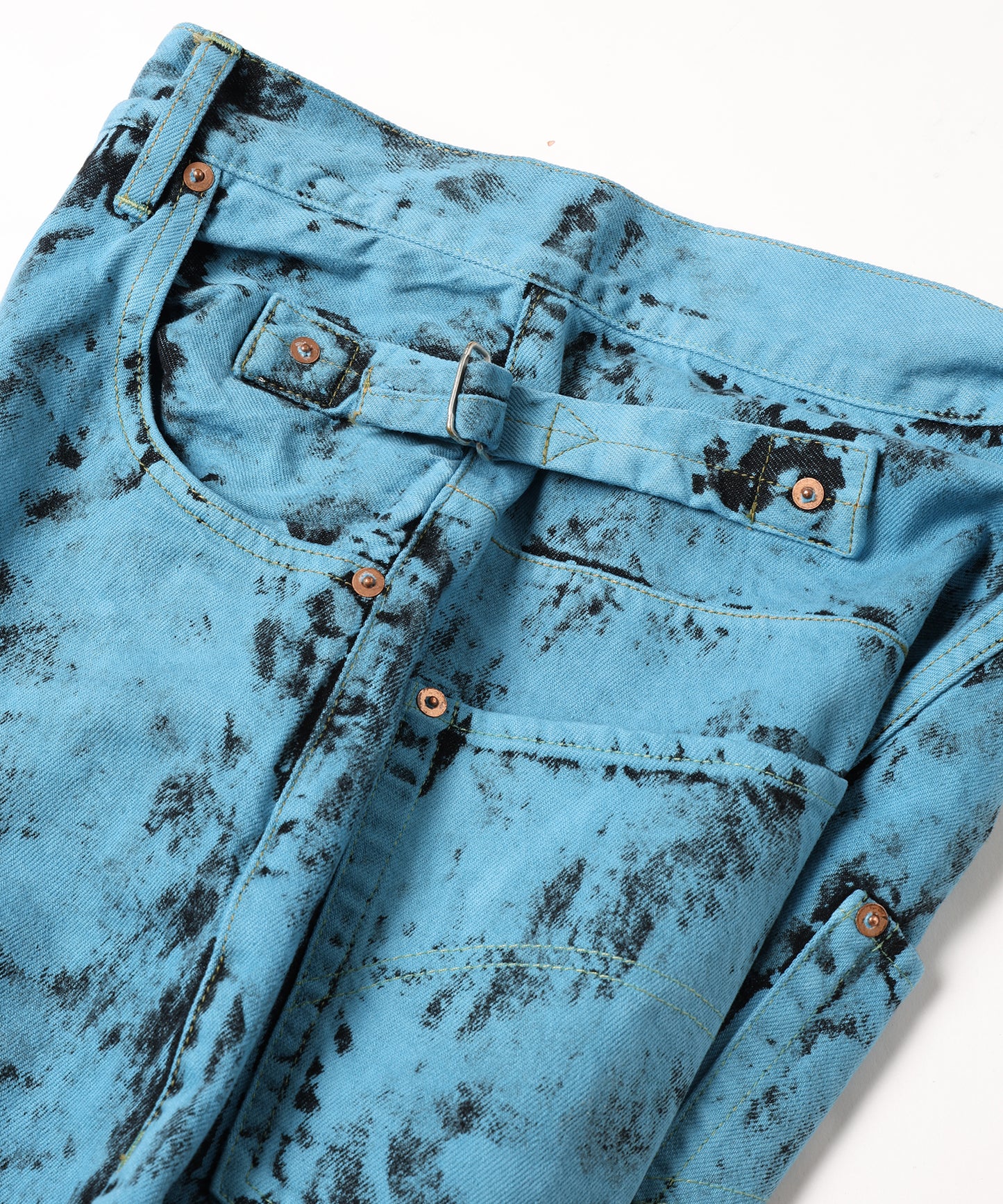 HAND CRAFTED DENIM PANTS