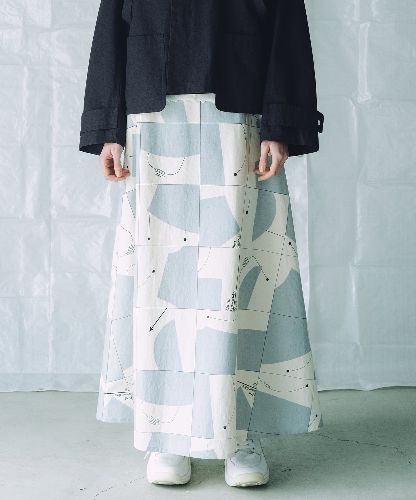 PATTERN SHUFFLE SKIRT / パターンシャッフルスカート
