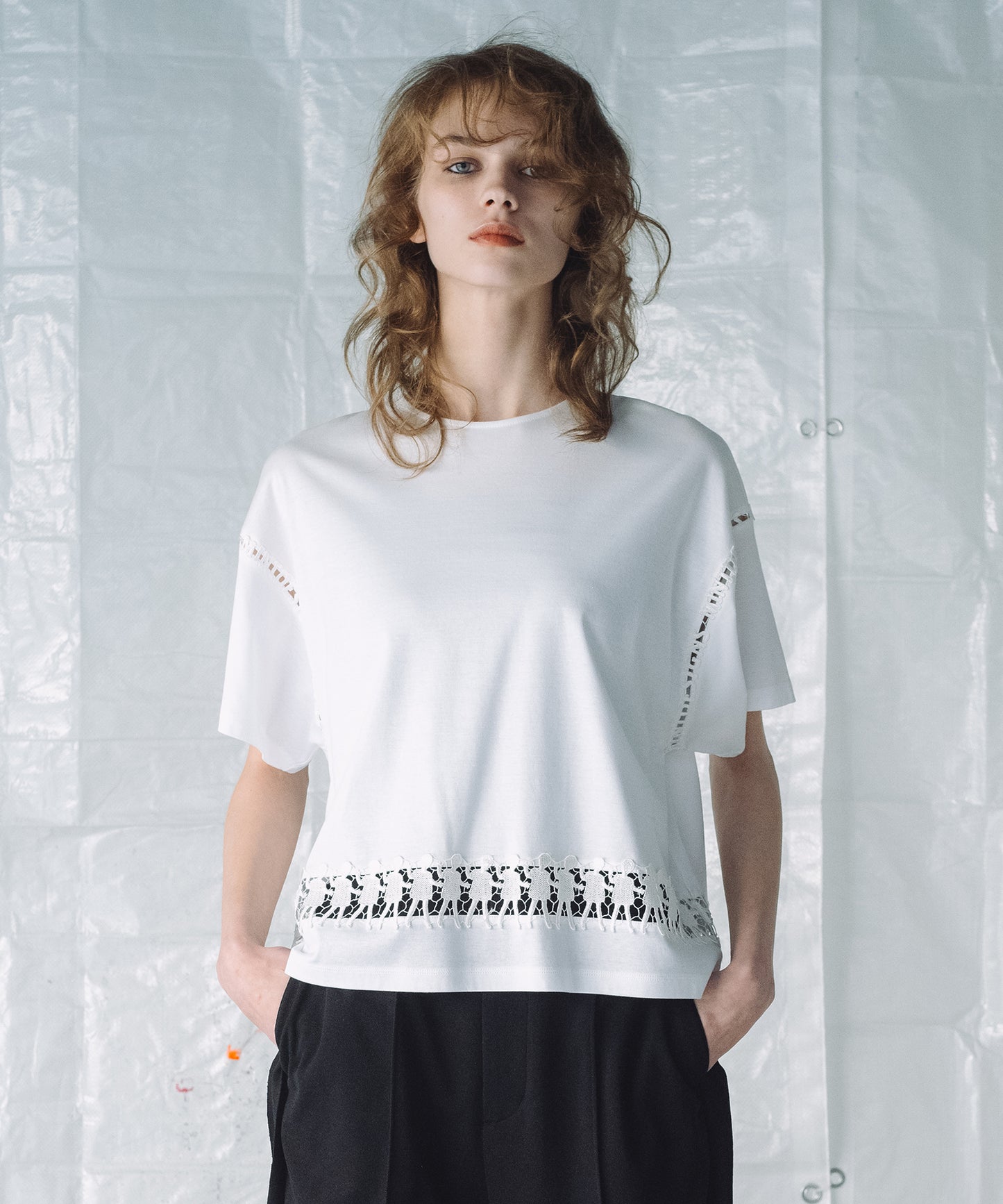LACE T-SHIRT / レースTシャツ