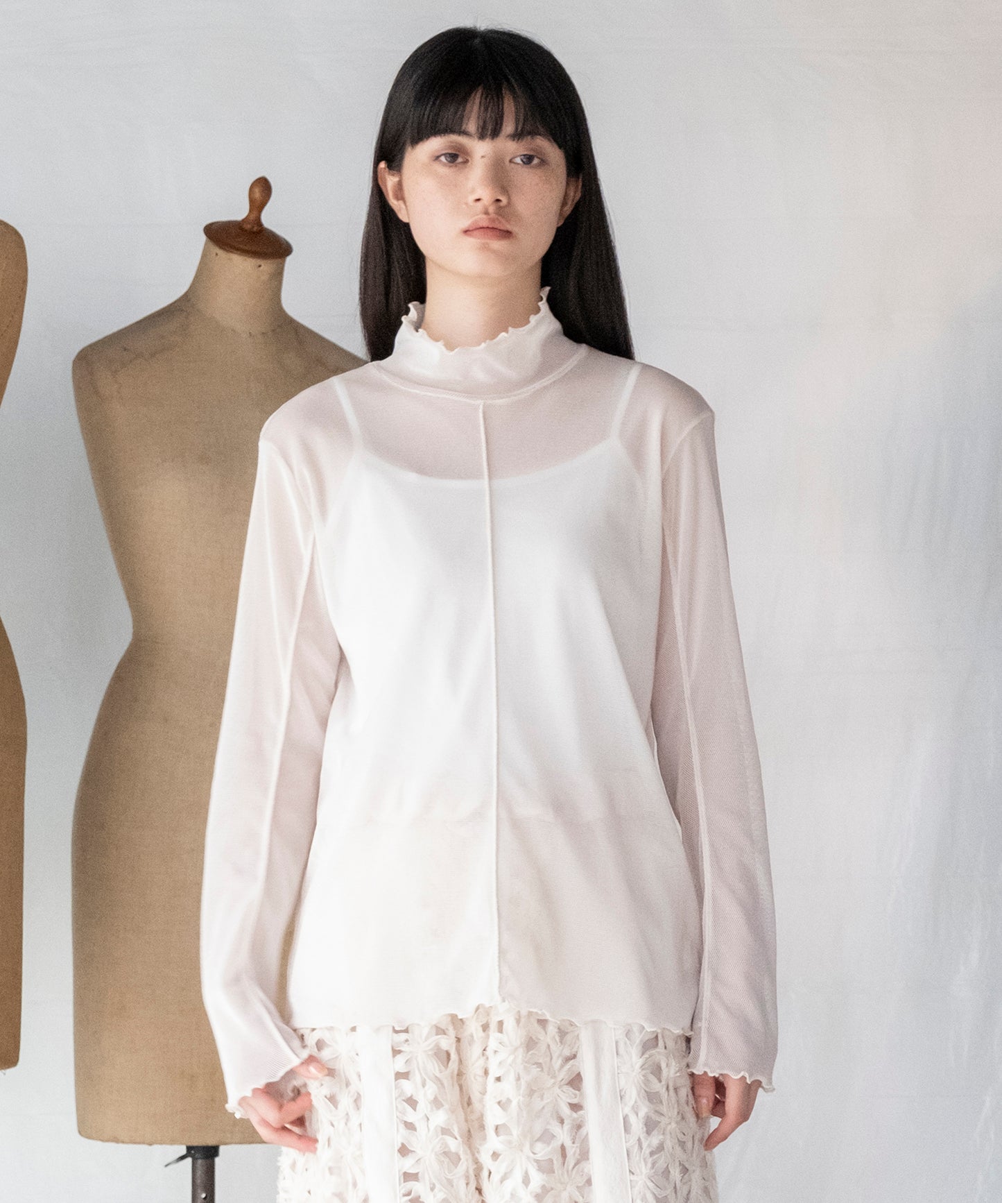 VELOUR MESH TOP / ベロアメッシュトップ