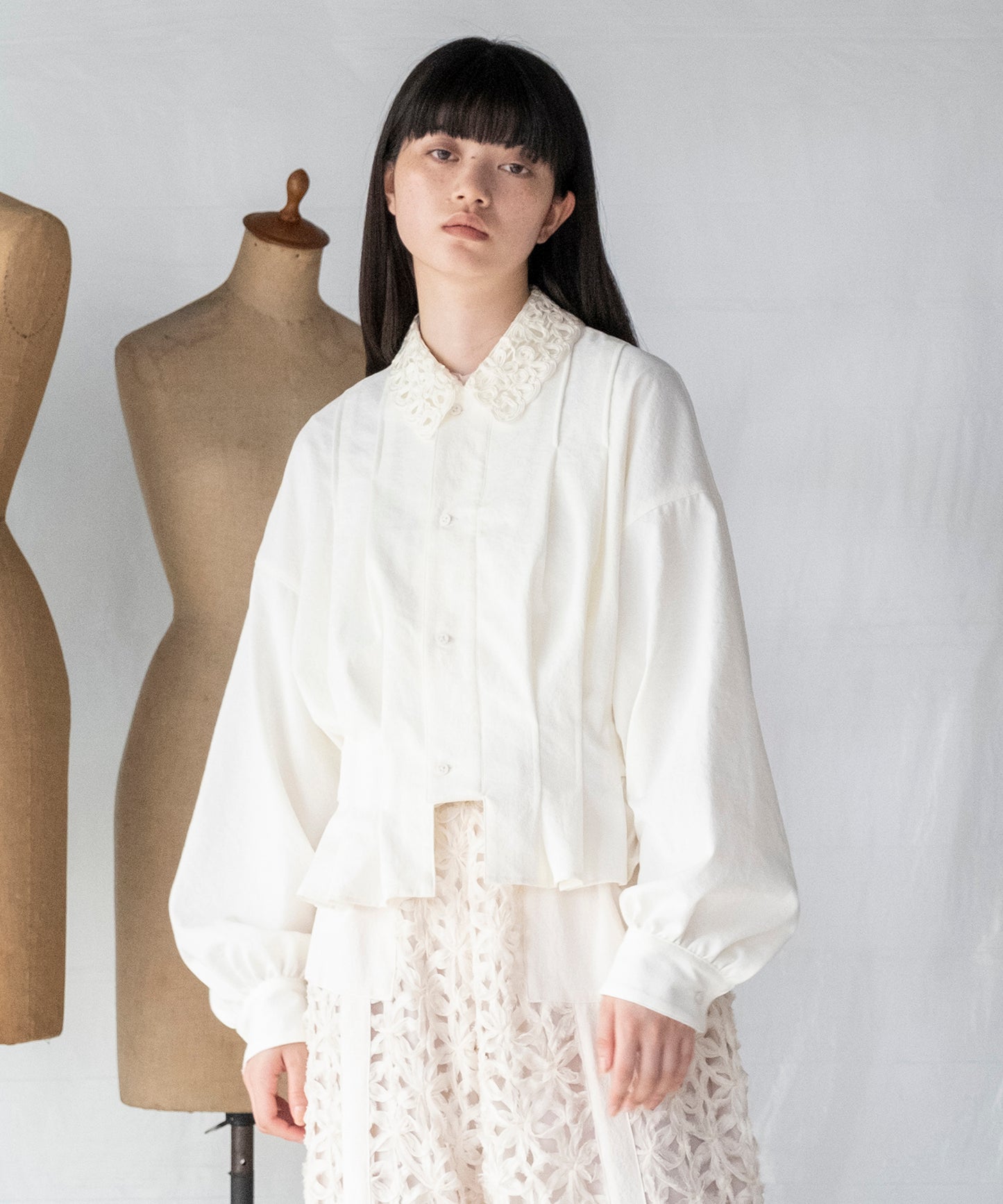 LACE COLLAR BLOUSON / レースカラーブルゾン