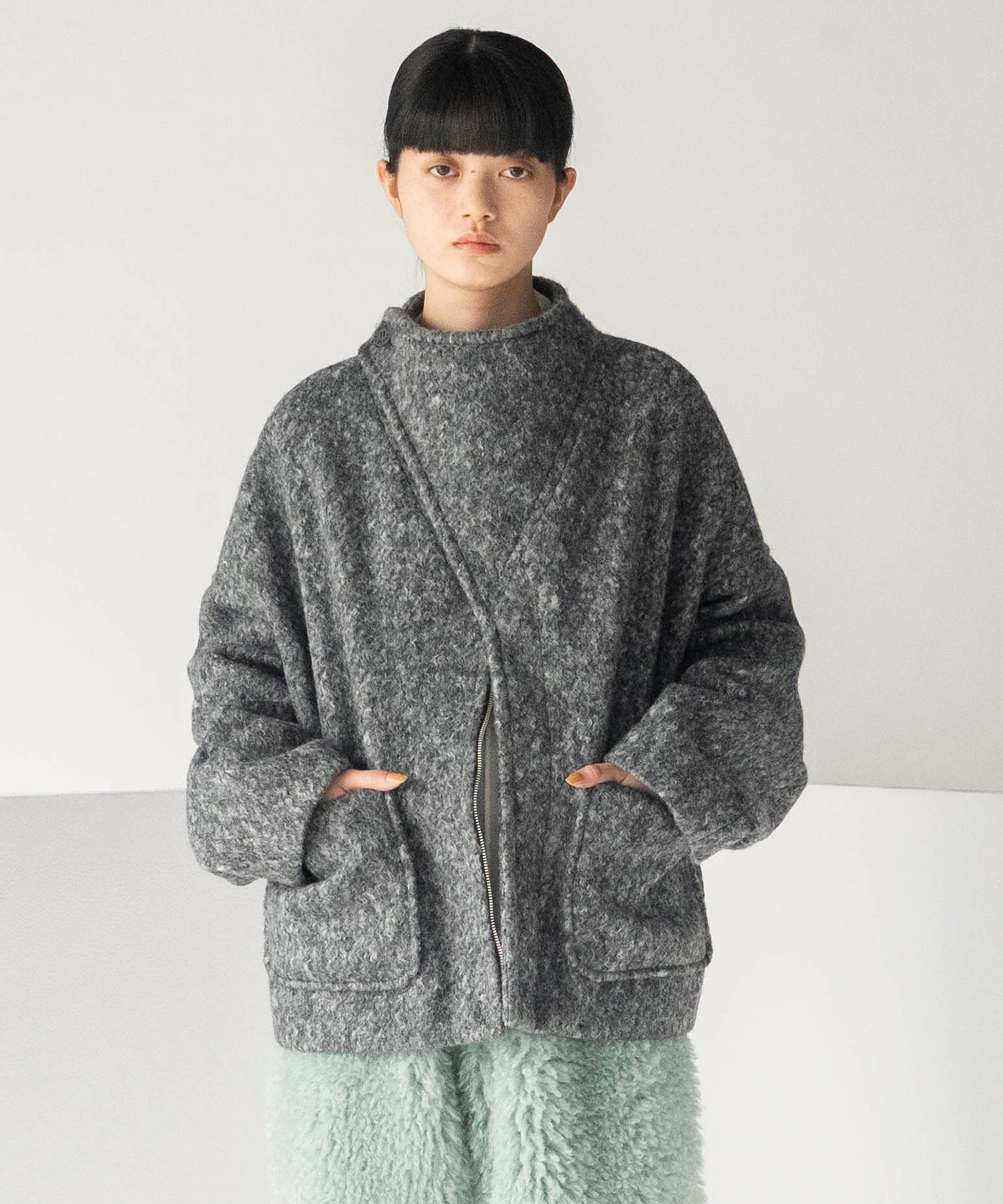 MARBLE WOOLY JACKET
