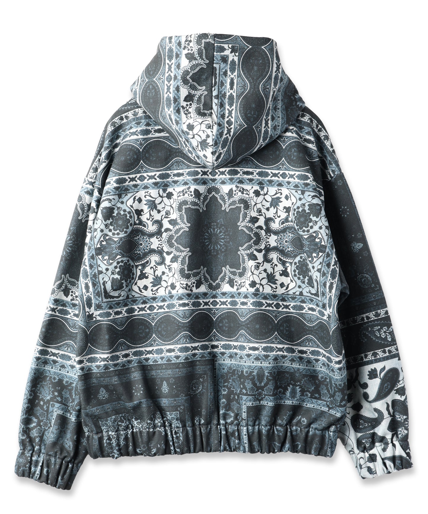 PERSIAN PRINTED ZIPUP HOODIE