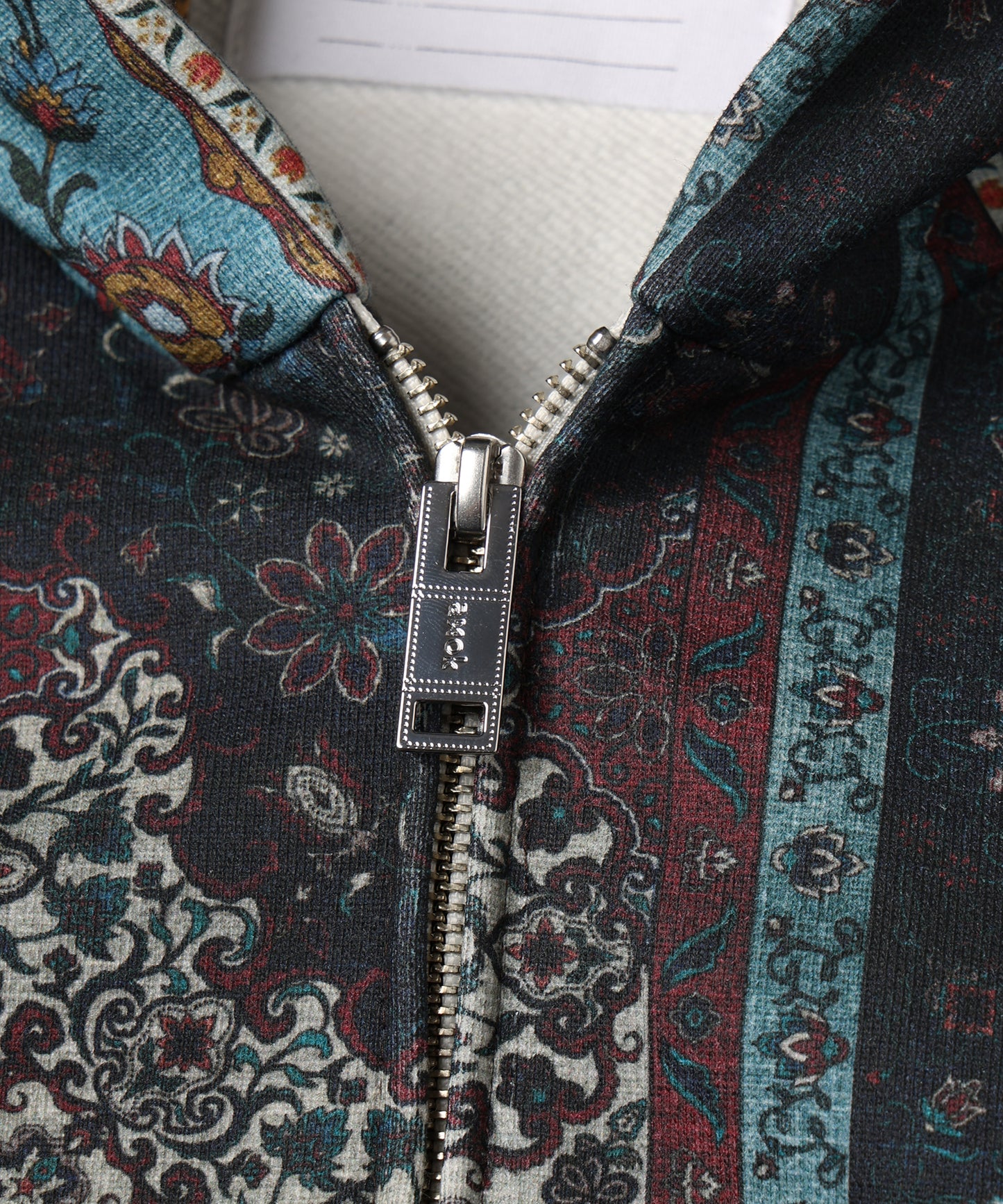 PERSIAN PRINTED ZIPUP HOODIE