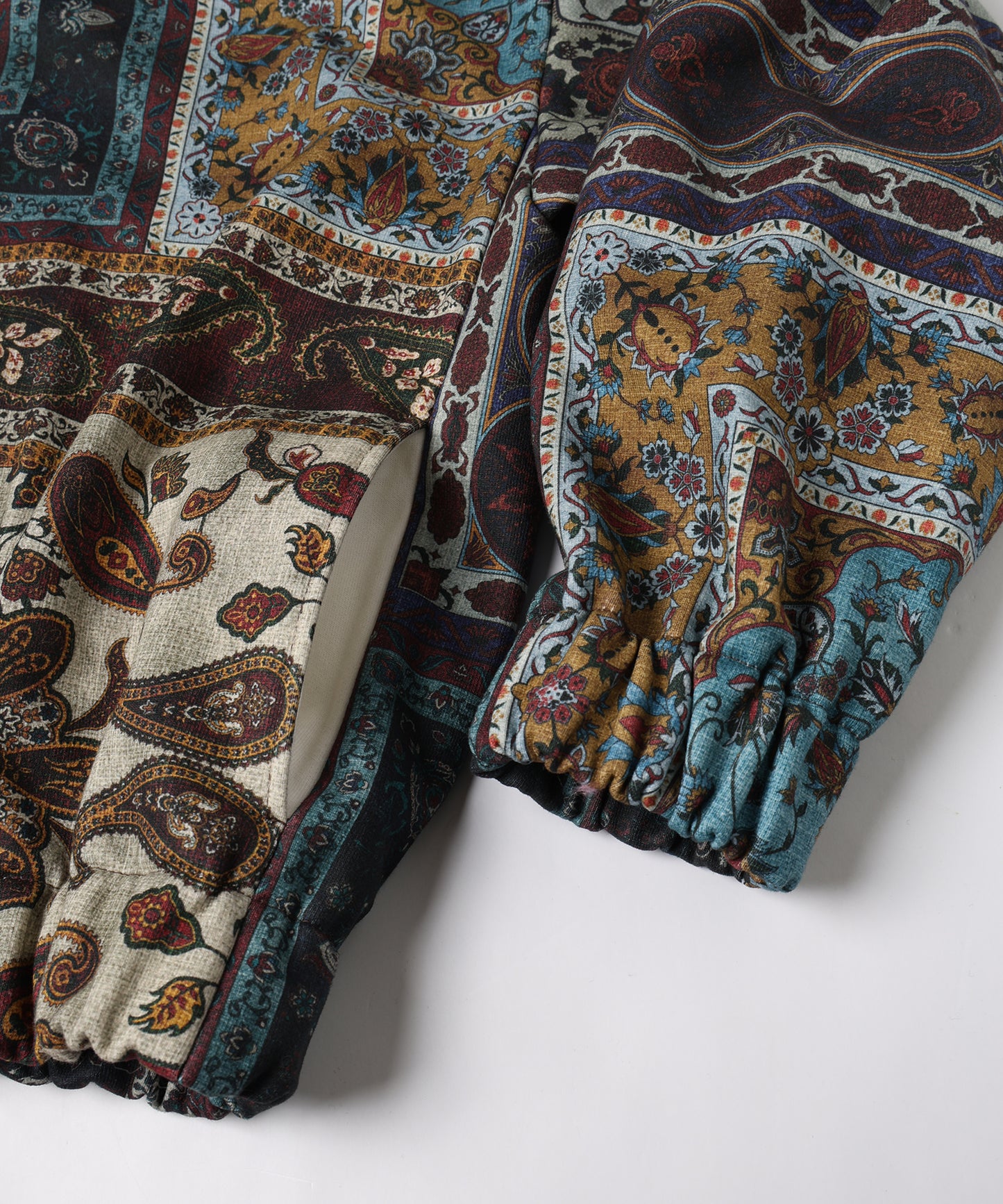 PERSIAN PRINTED ZIPUP HOODIE