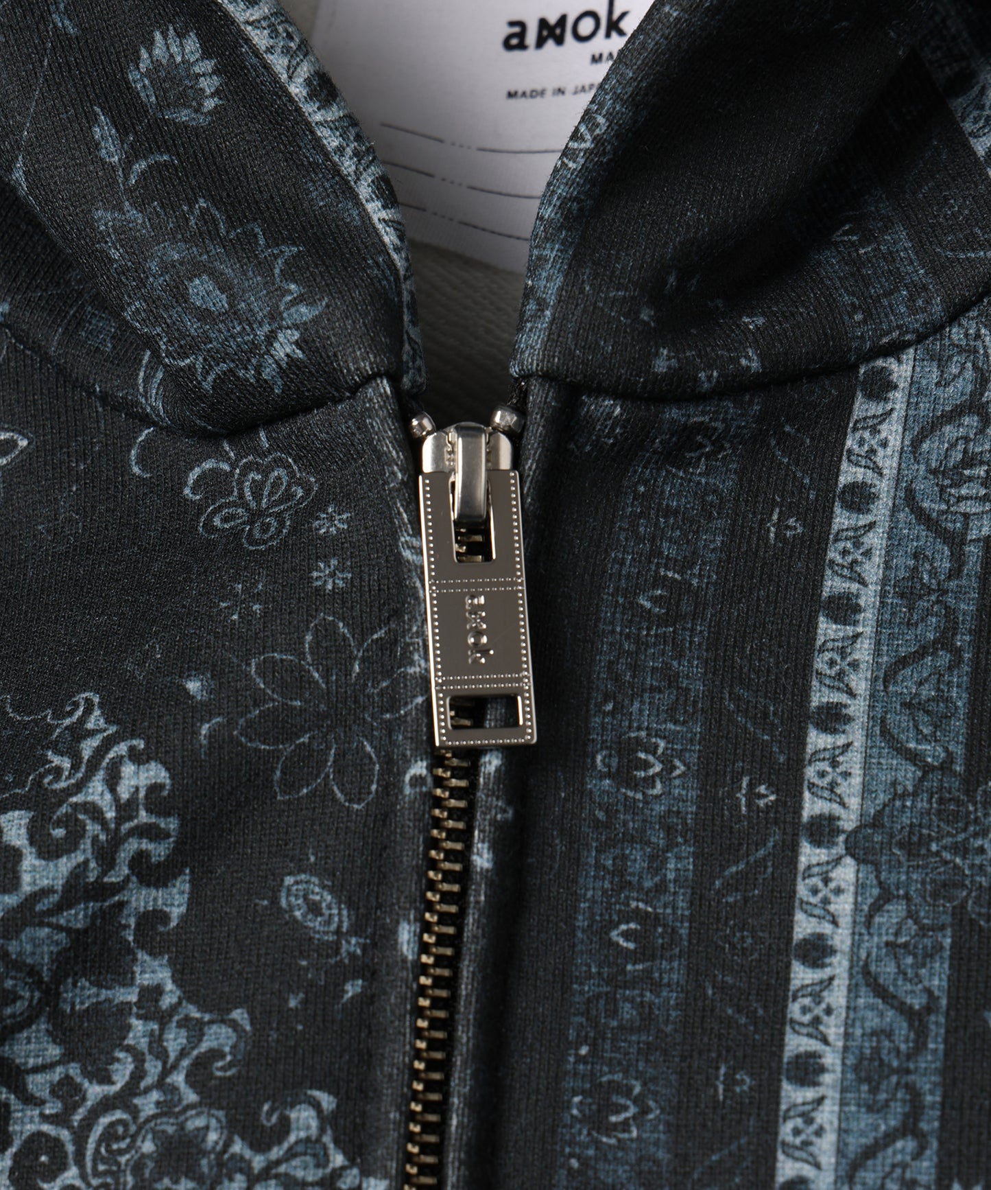 PERSIAN PRINTED ZIPUP HOODIE