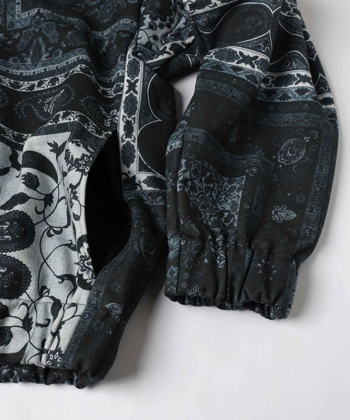 PERSIAN PRINTED ZIPUP HOODIE