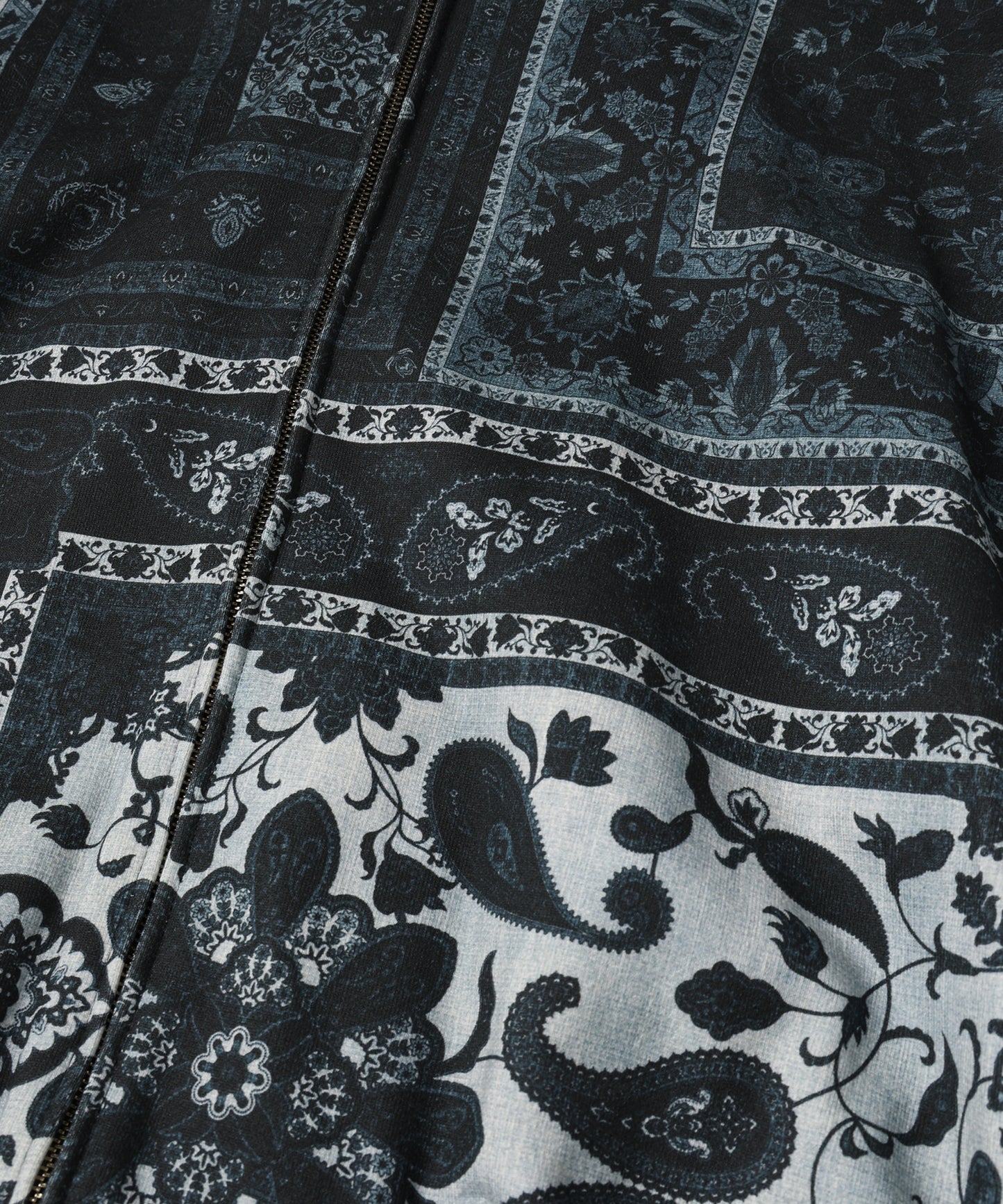 PERSIAN PRINTED ZIPUP HOODIE