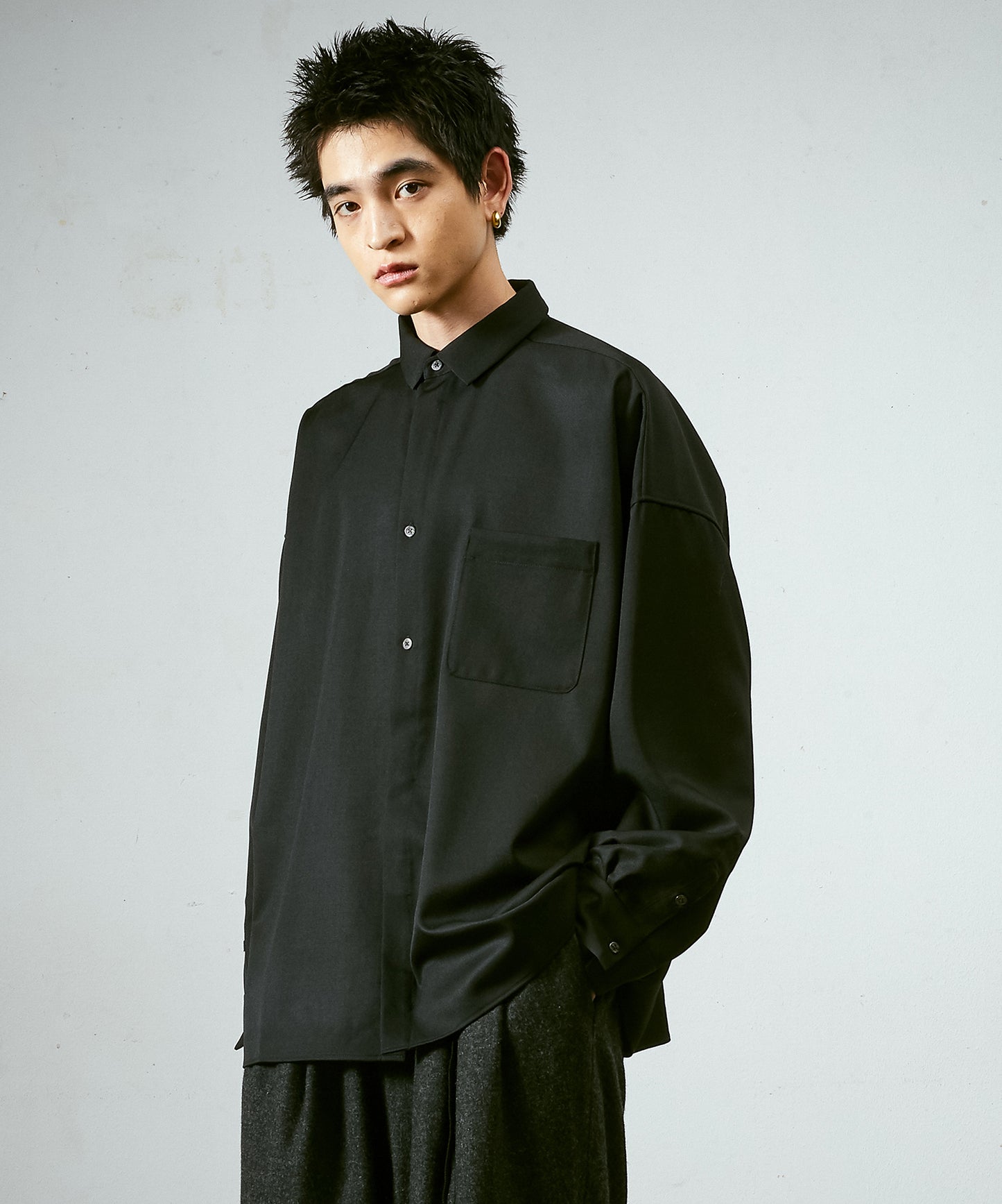 よそいきワイドBOXシャツ