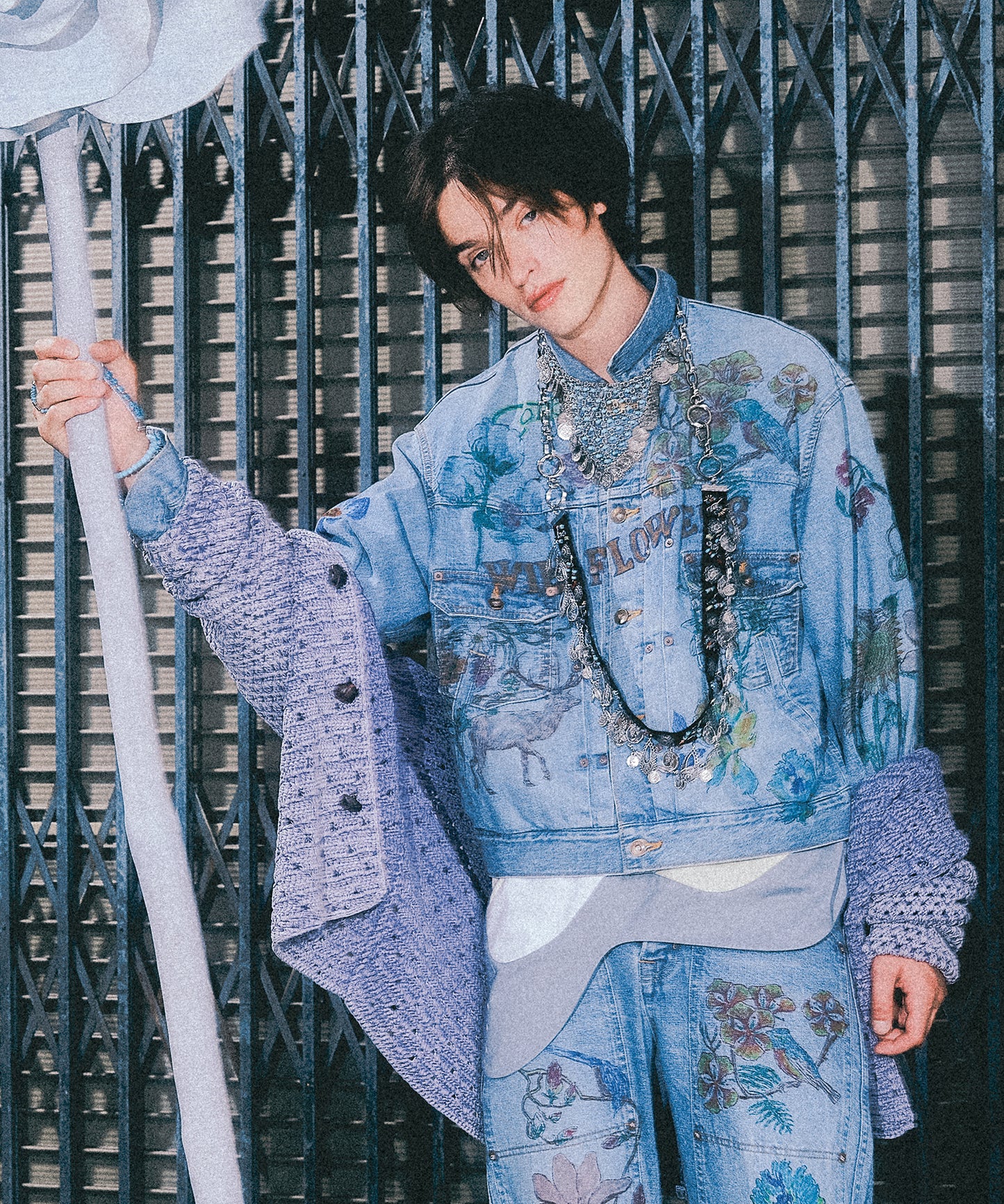 HAND-PAINT DENIM JACKET