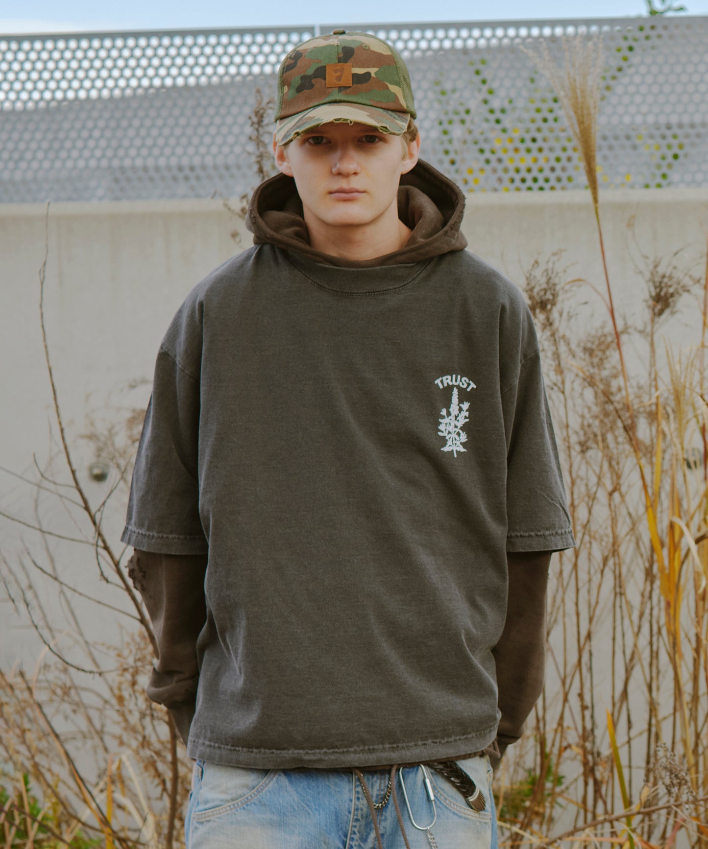 JIEDA PATCH VINTAGE TRUCKER CAP