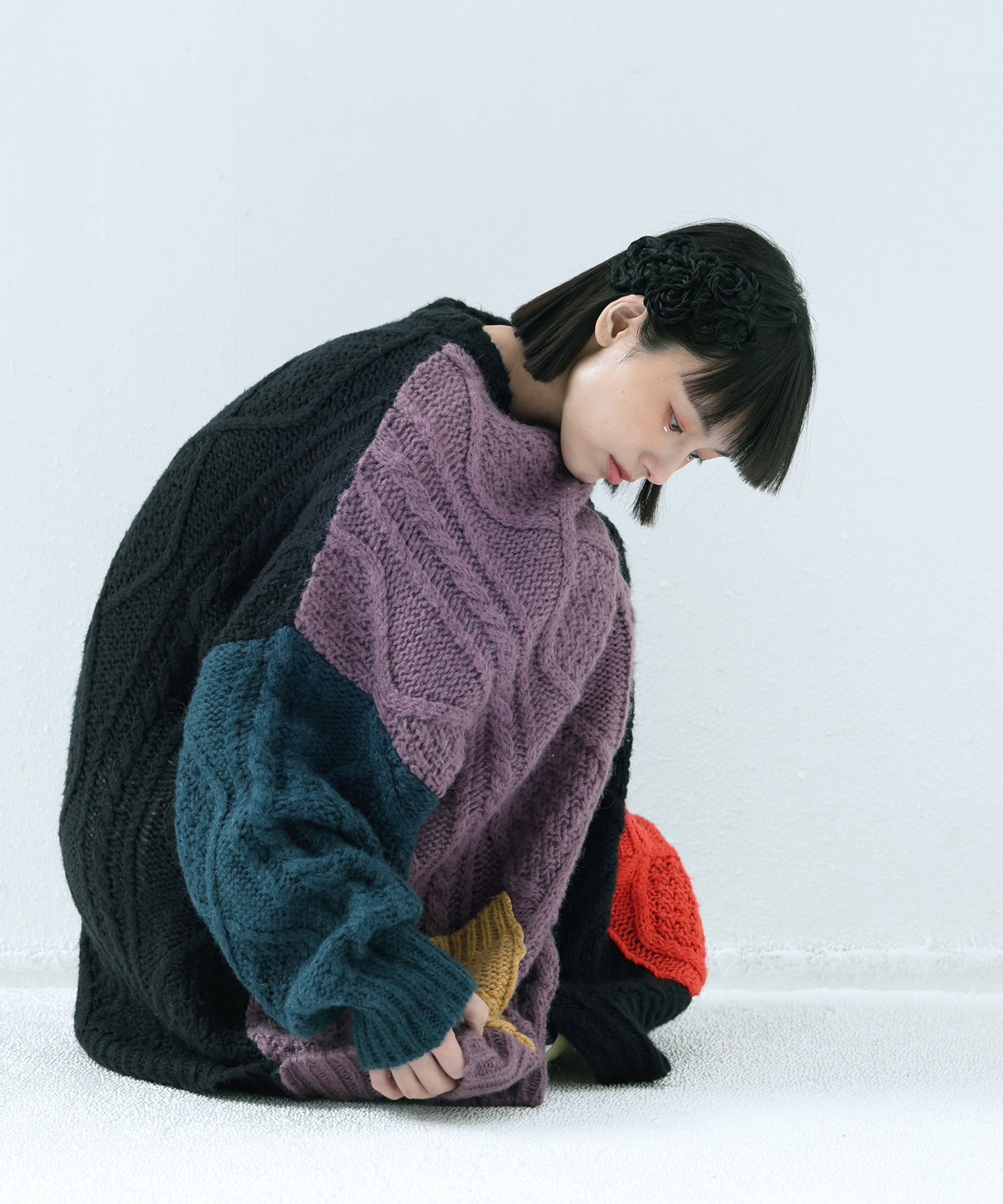 PLAY Alan Mix Knit Coat