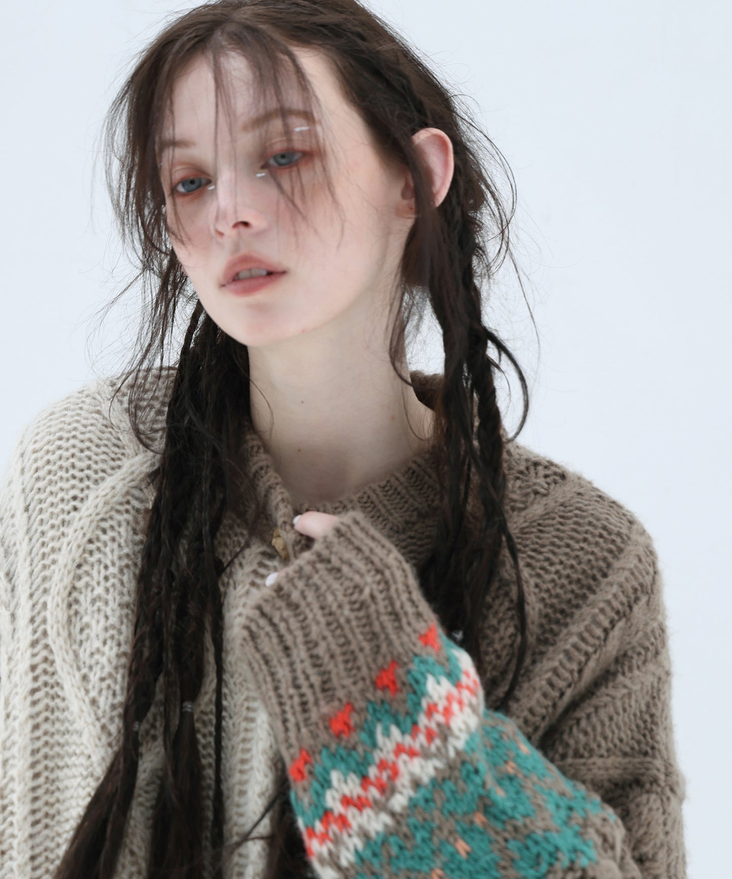 PLAY Alan Mix Knit Coat