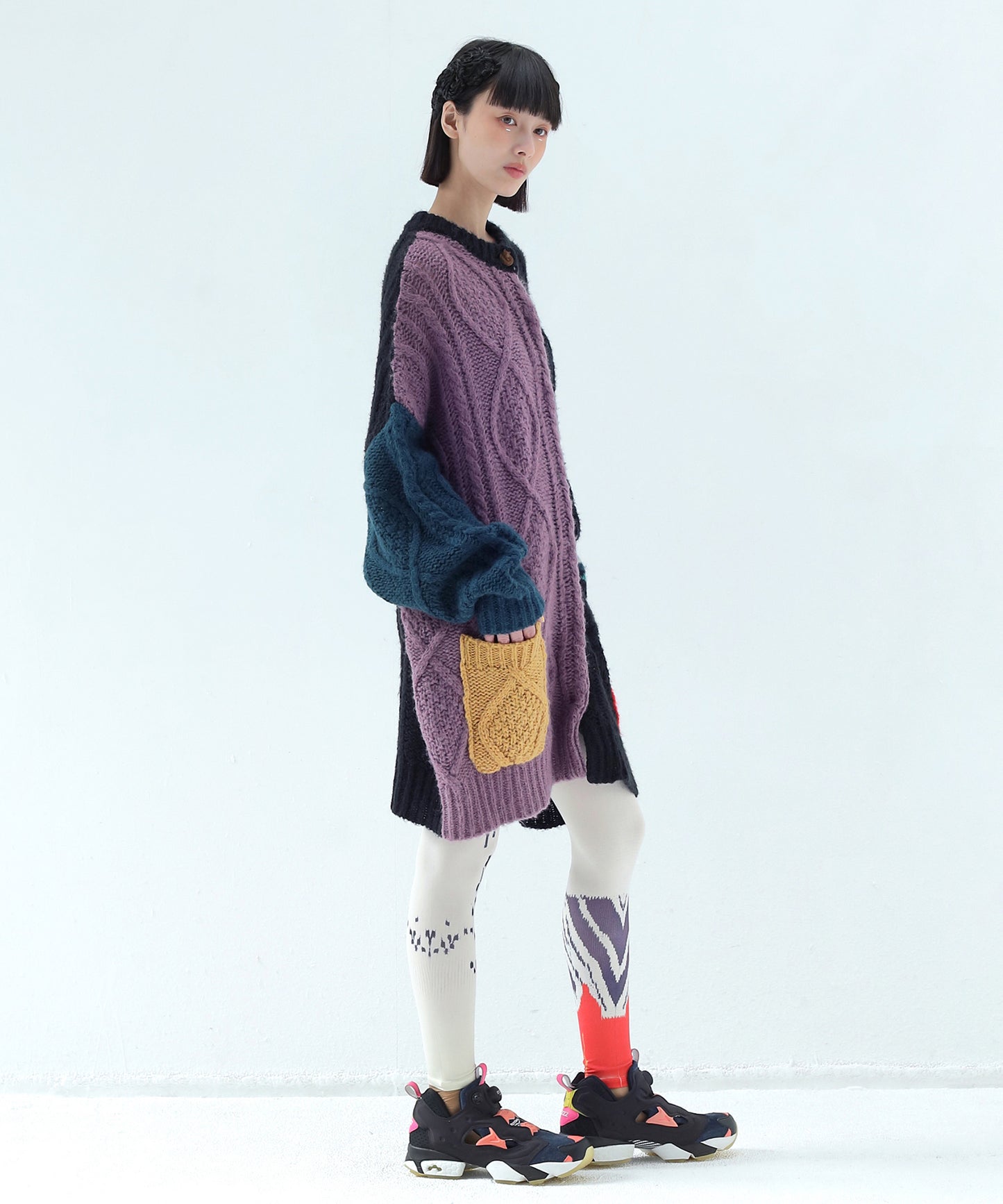 PLAY Alan Mix Knit Coat