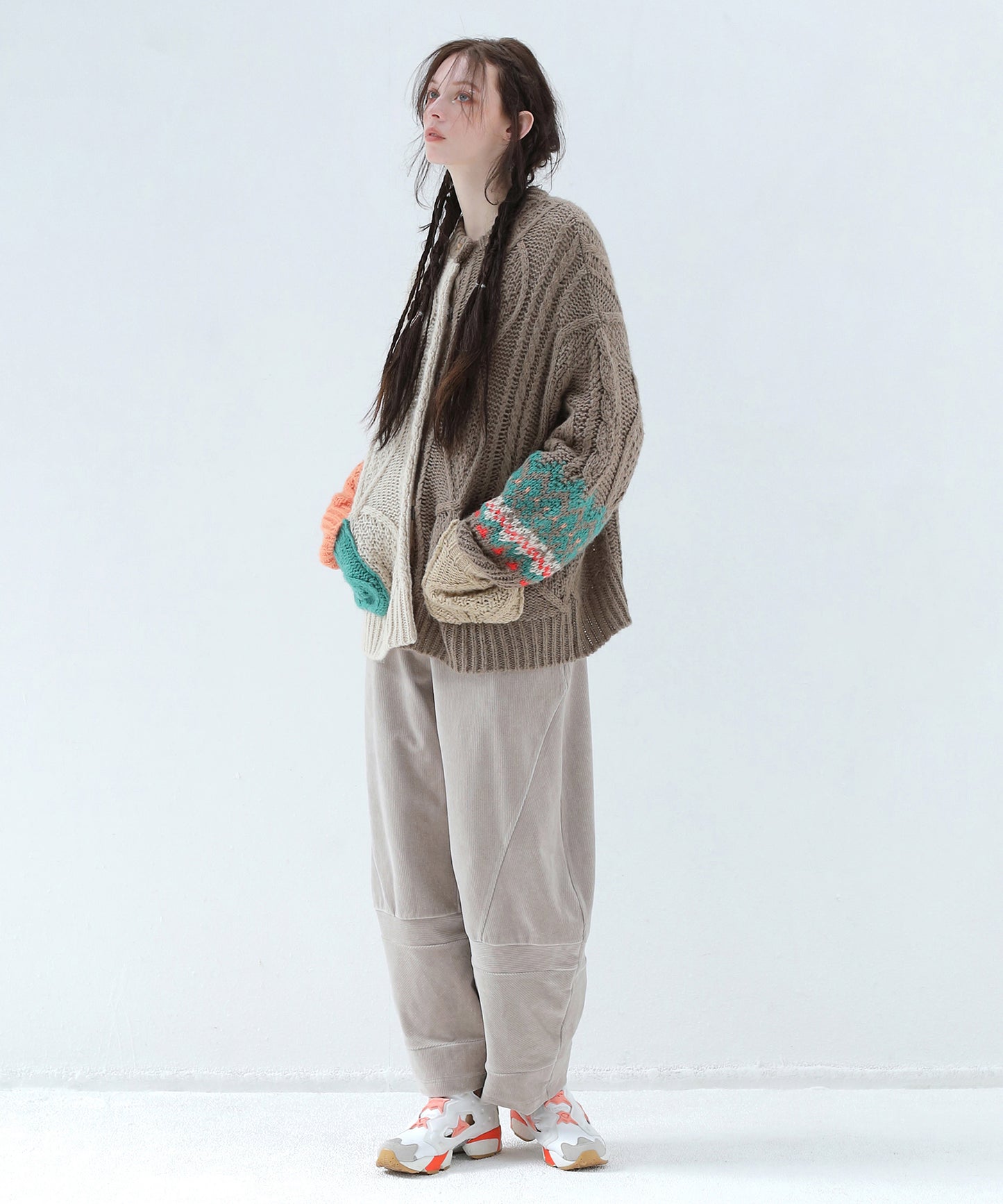 PLAY Alan Mix Knit Coat