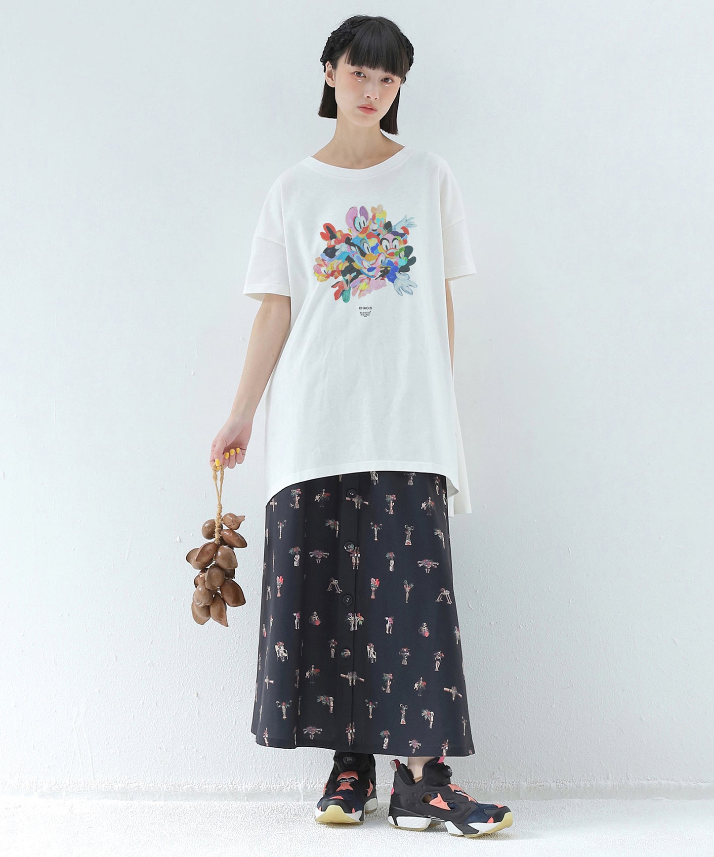 CHAO:S HEAD Flare T-Shirt