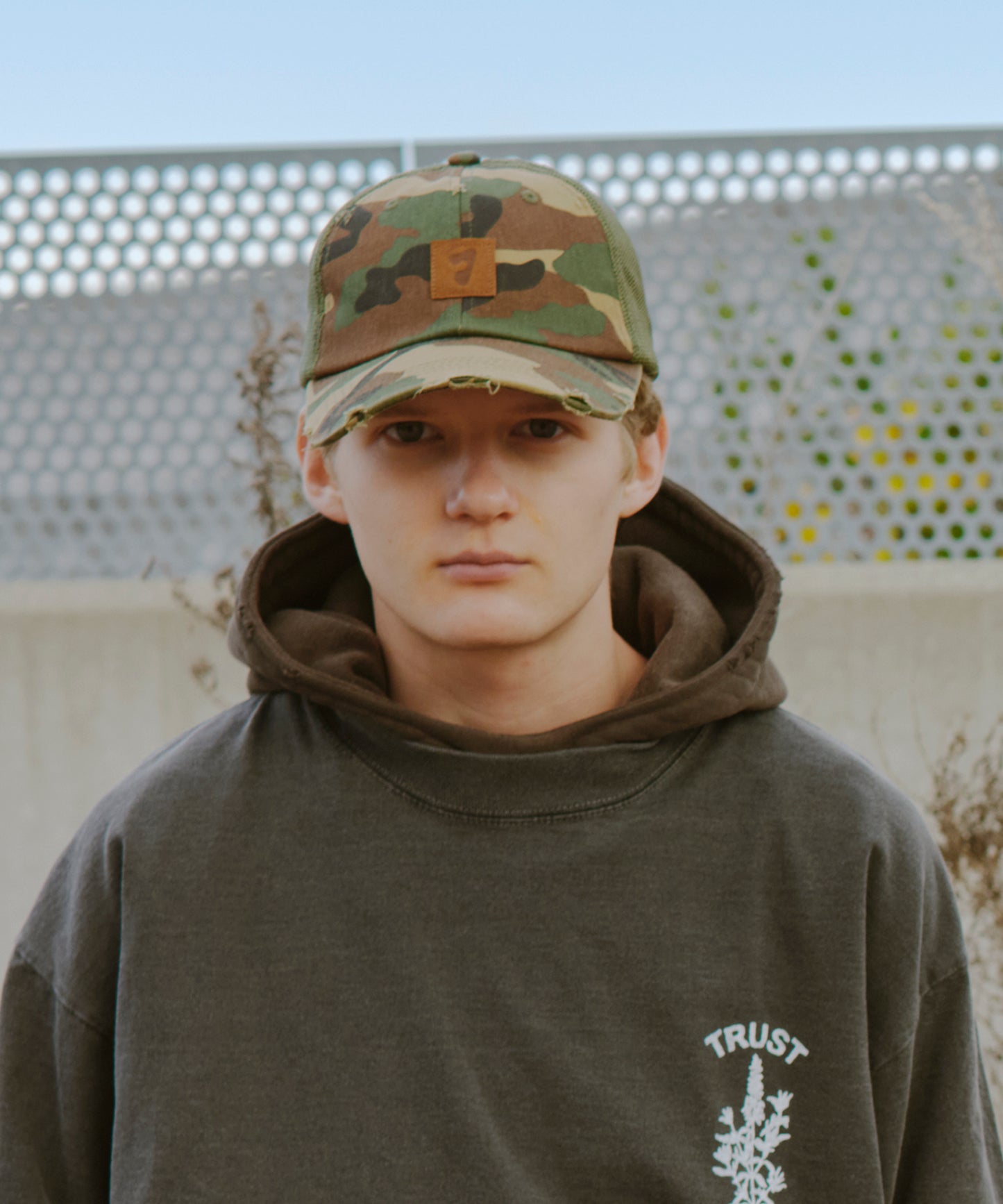 JIEDA PATCH VINTAGE TRUCKER CAP