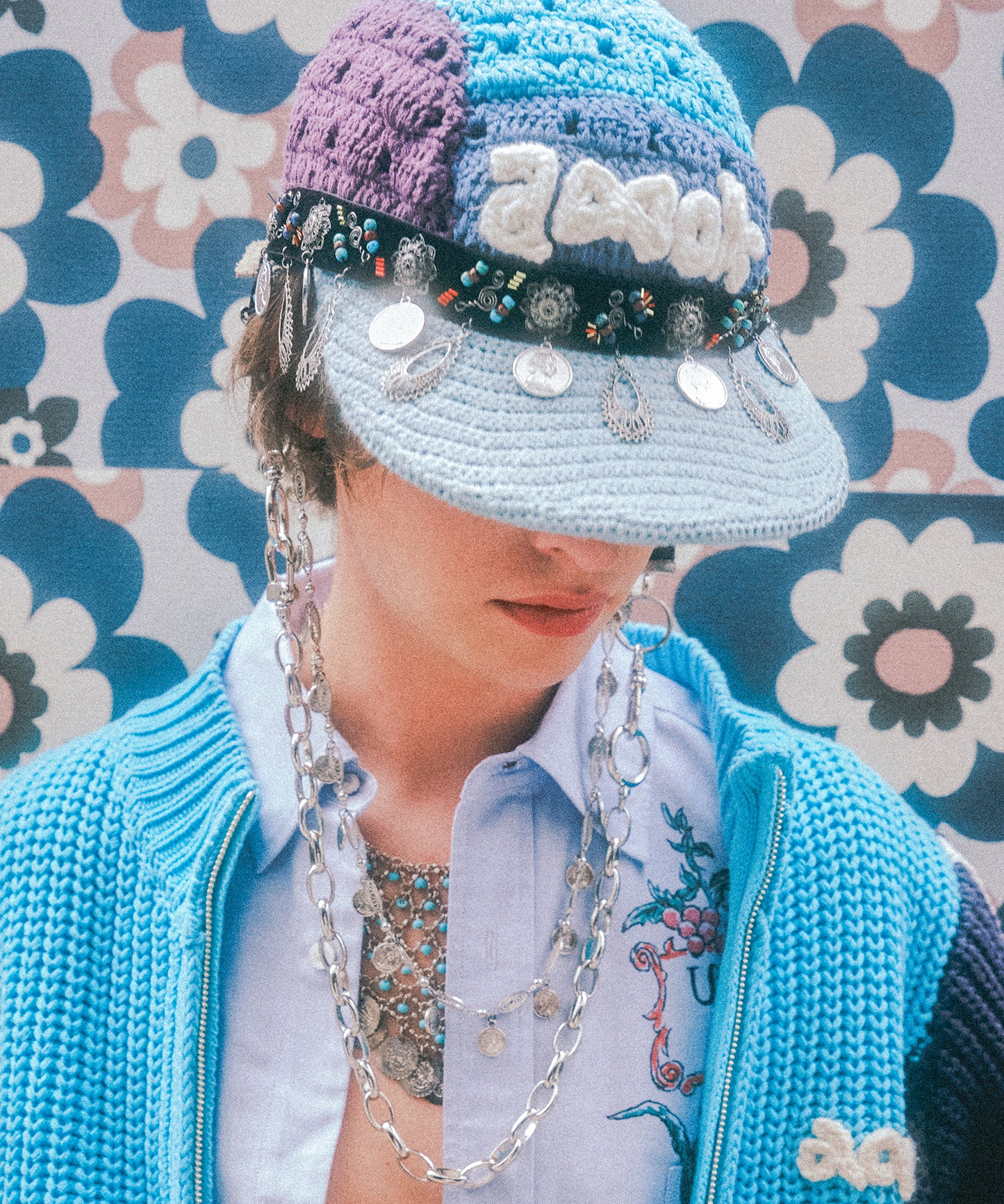 HAND-KNITING CAP