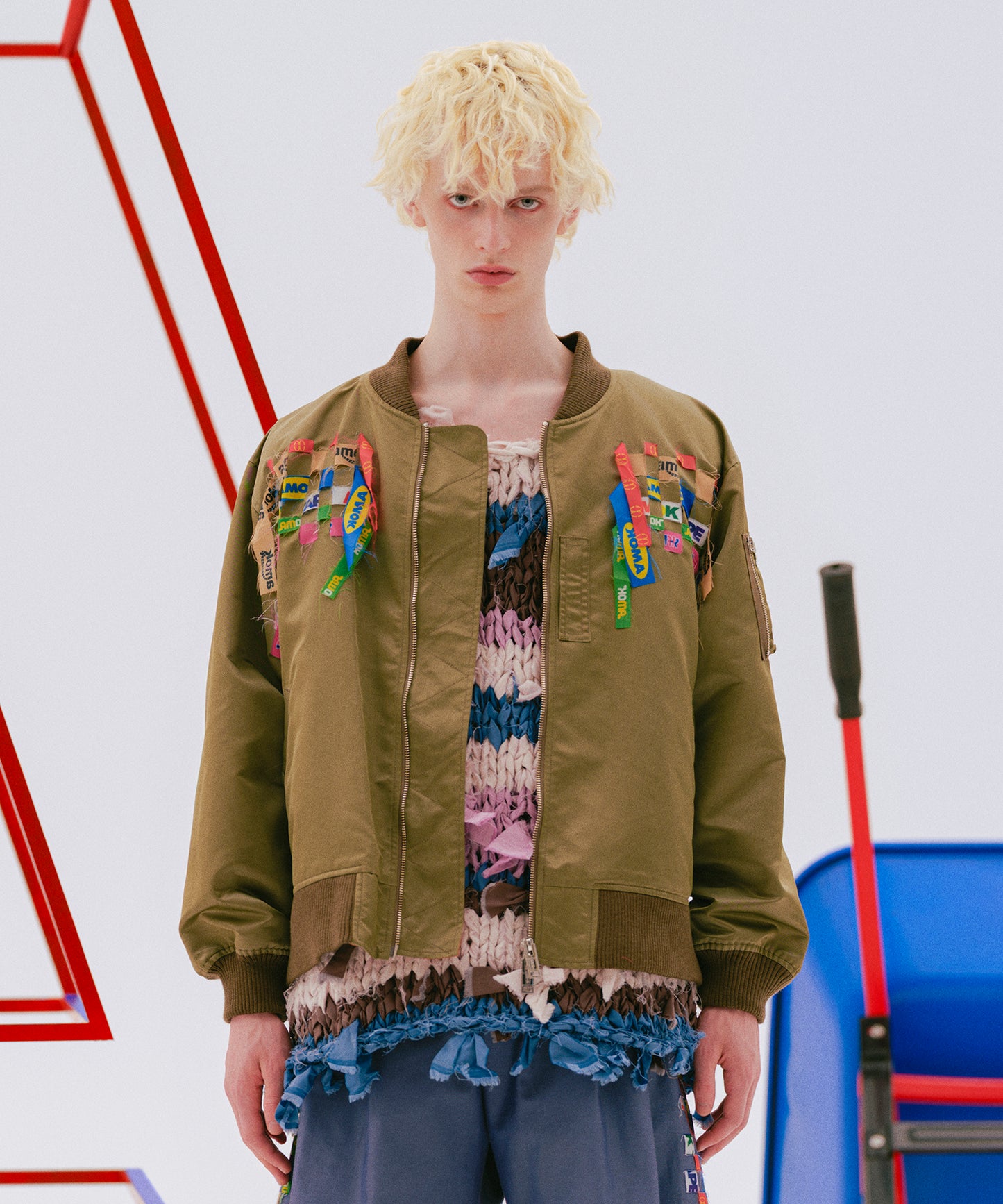 TAPE WEAVING BLOUSON