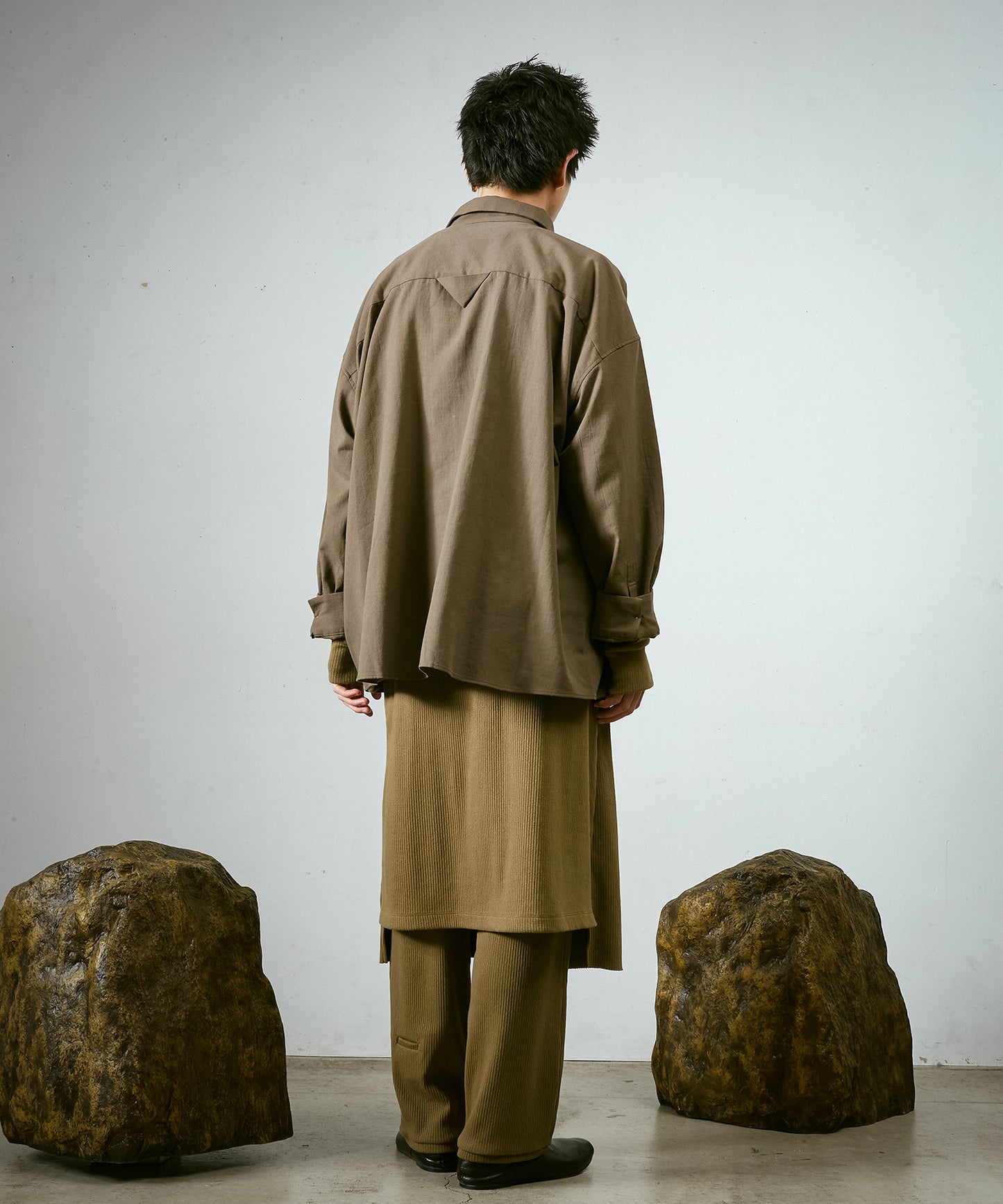 ワイドBOXシャツ-P