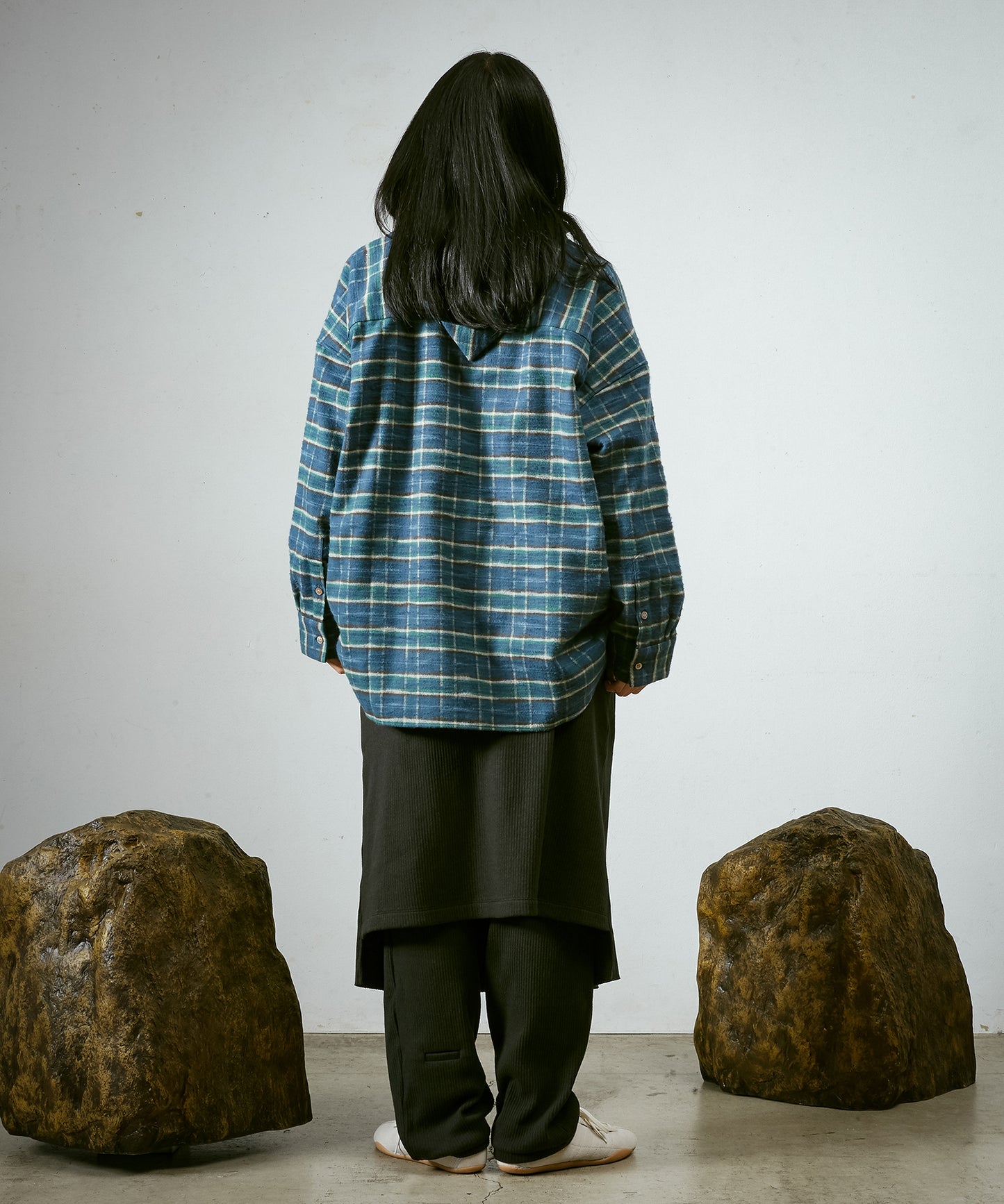ワイドBOXシャツ-C