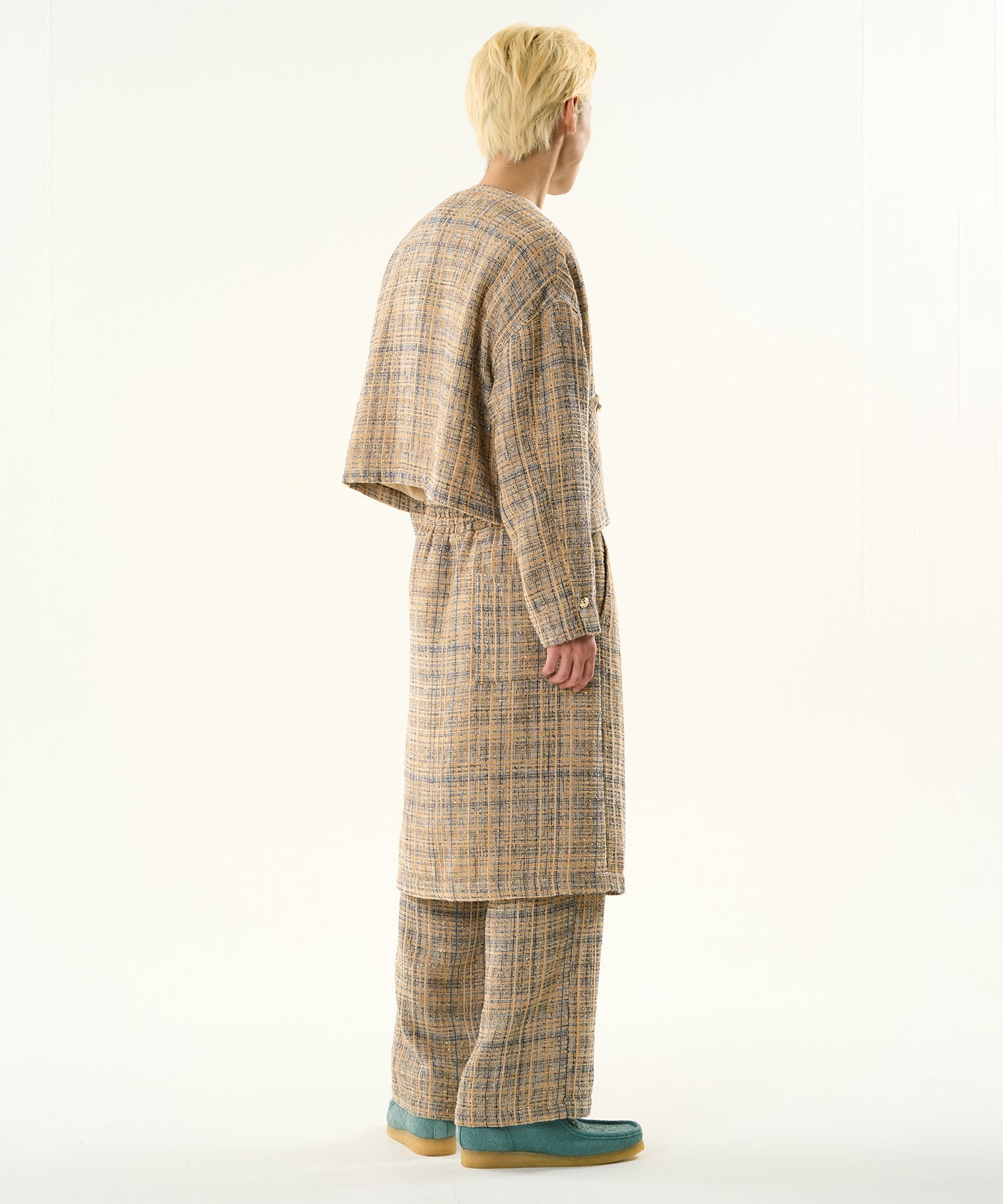 TWEED LAYERED PANTS